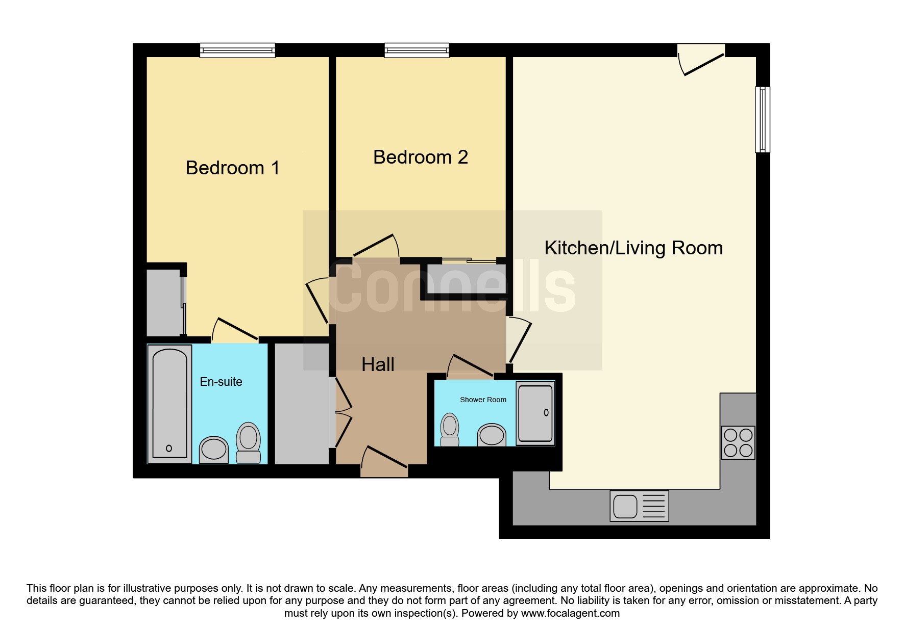 33, Roosevelt Apartments, 1, Lexington Gardens, Birmingham floorplan