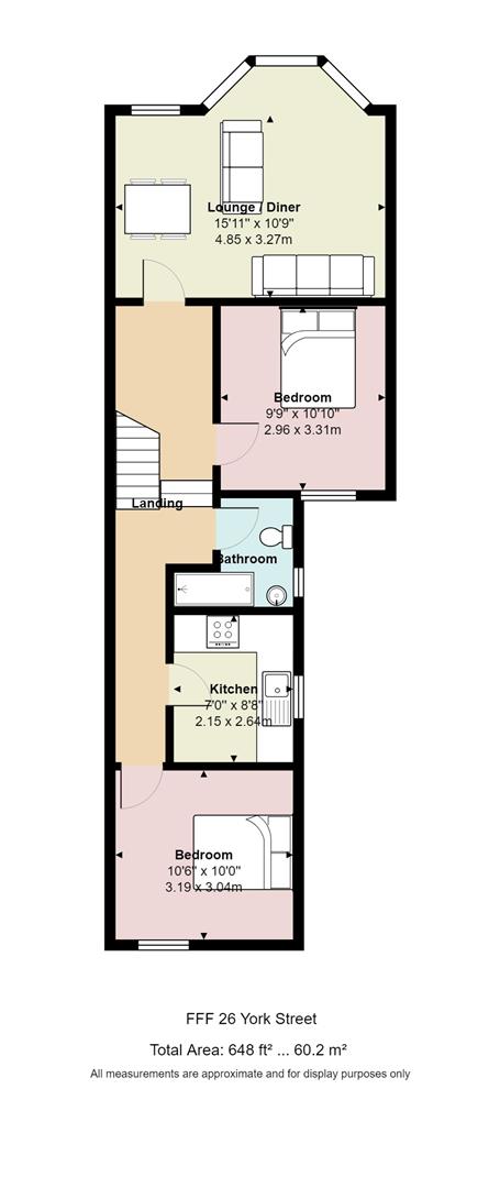 2 Bedrooms Flat for sale in York Street, Canton, Cardiff CF5
