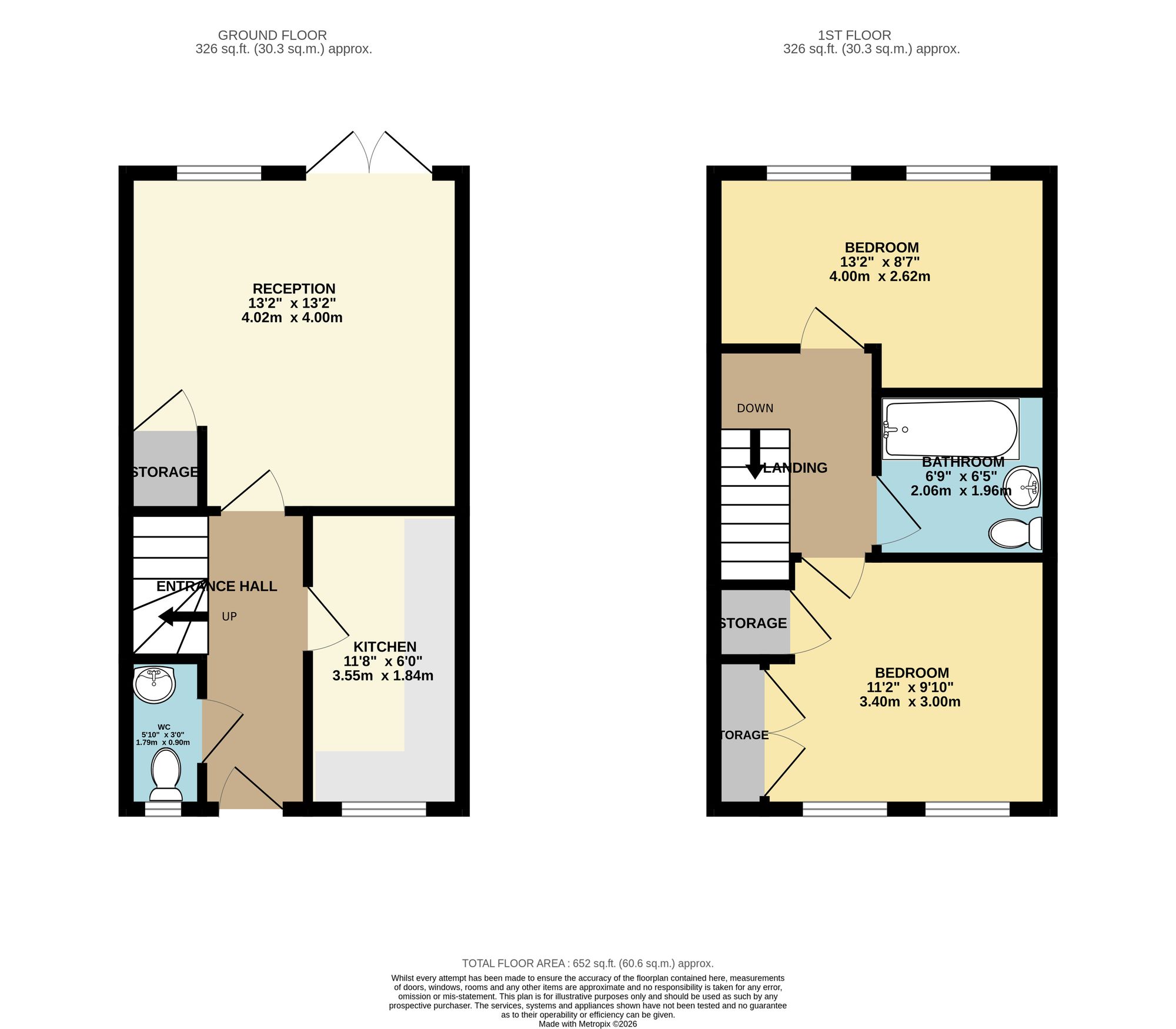 16c Pidwelt Rise, Bargoed floorplan
