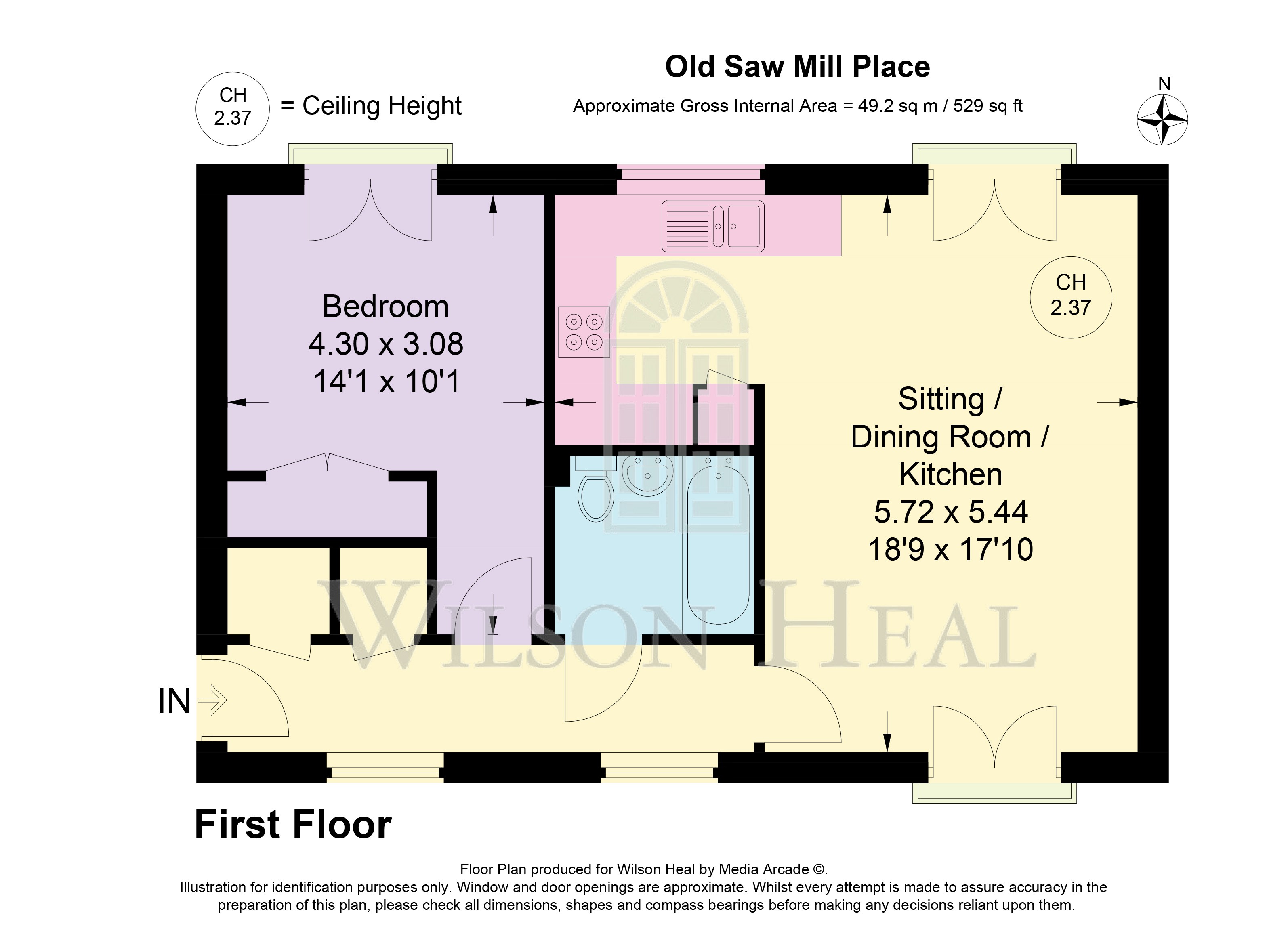 34, Old Saw Mill Place, Amersham floorplan