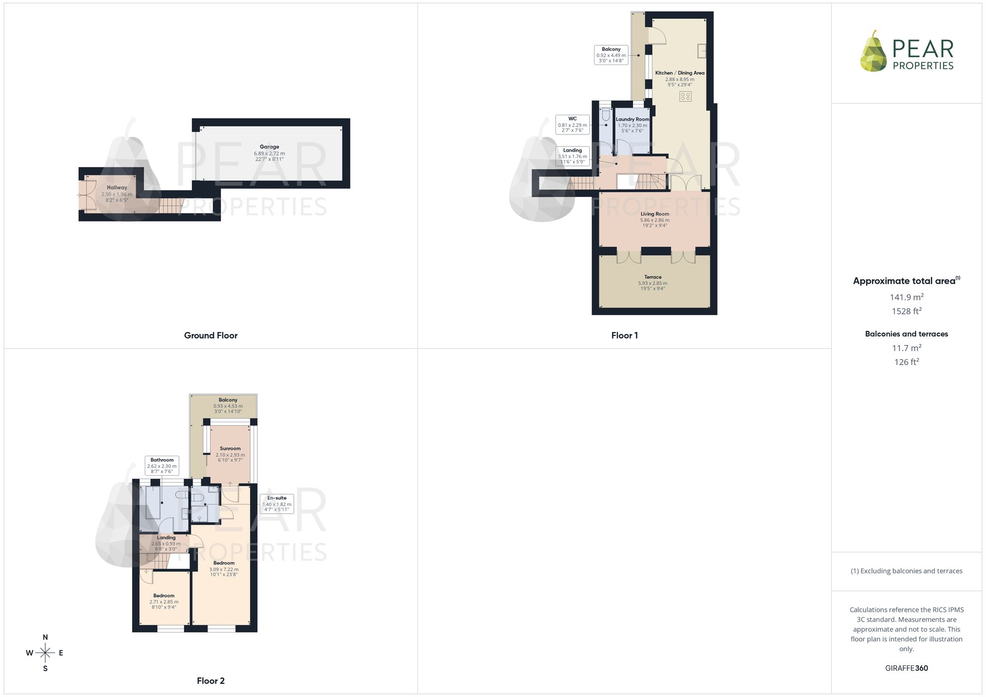 14a Western Row, Worthing floorplan