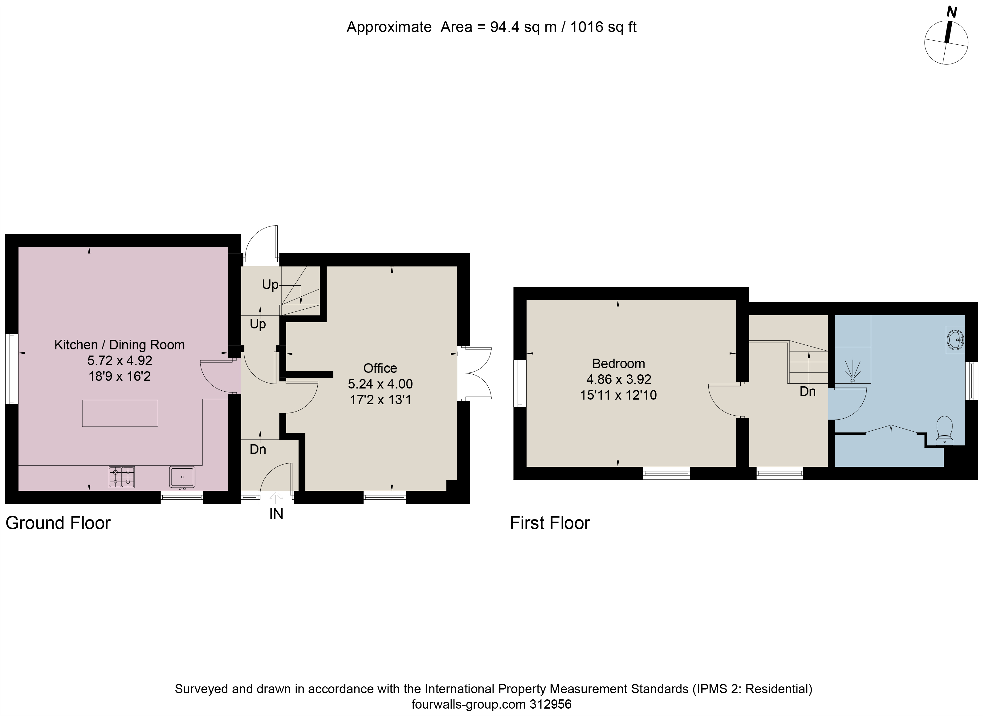 Mill Street, Kidlington, Oxford OX5, 1 bedroom detached house to rent
