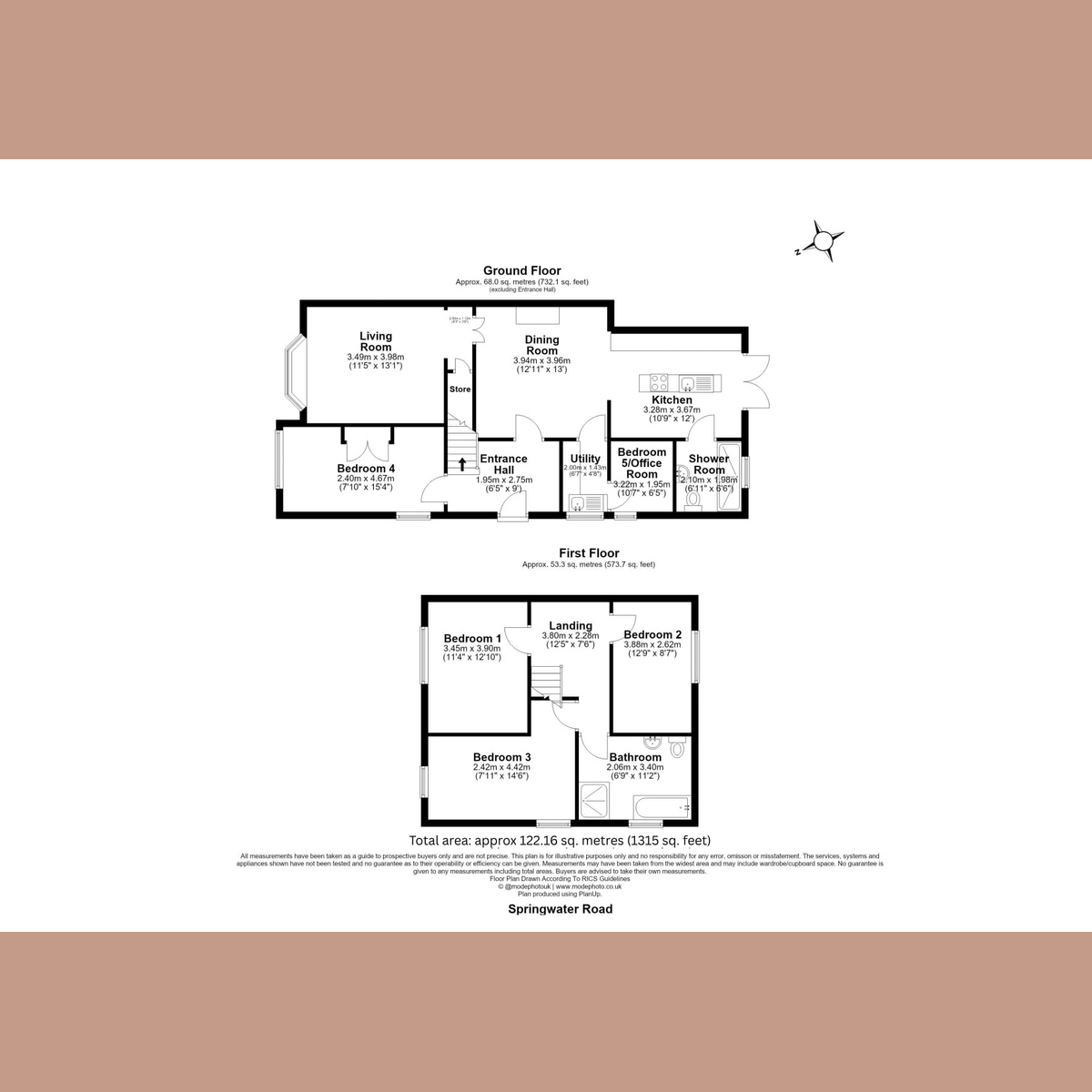96, Springwater Road, Leigh-on-sea floorplan