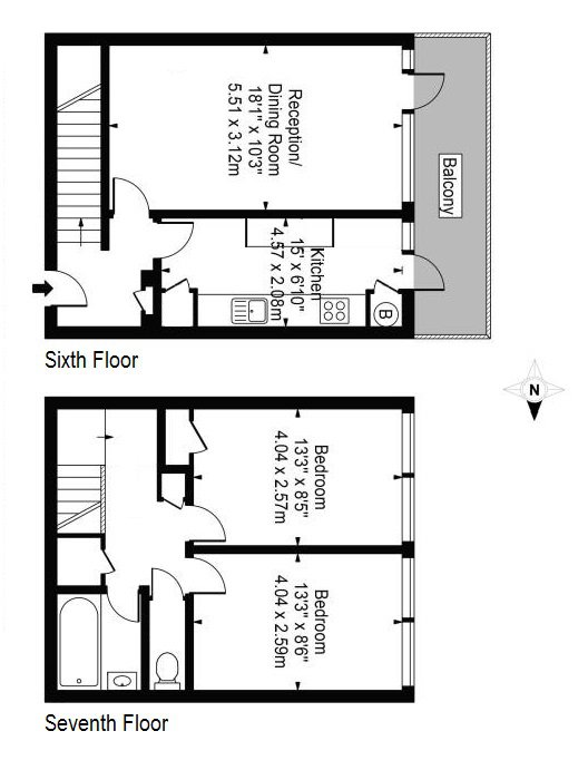 2 Bedrooms Maisonette for sale in Oswell House Farthing Fields, London E1W