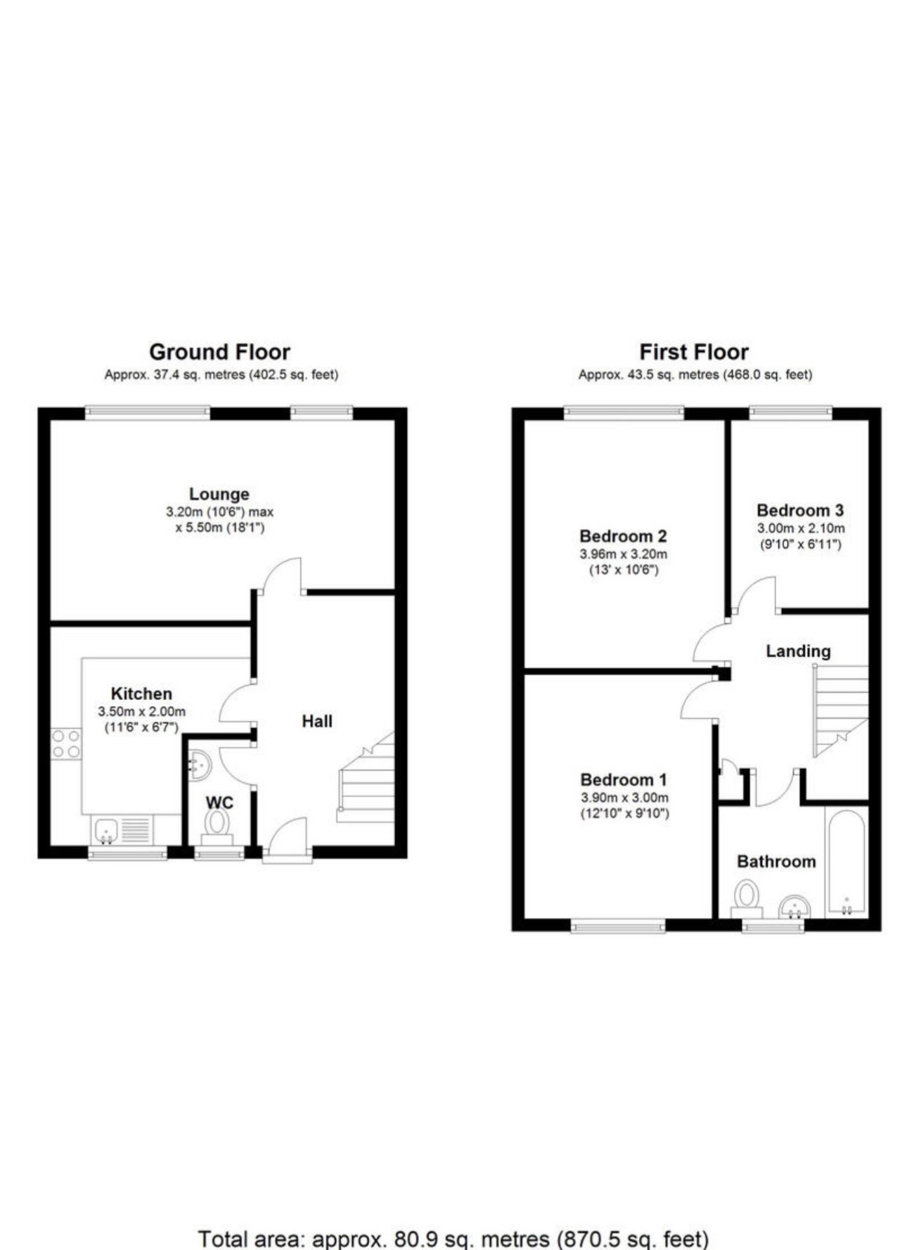 17, Roundway, Westerham floorplan