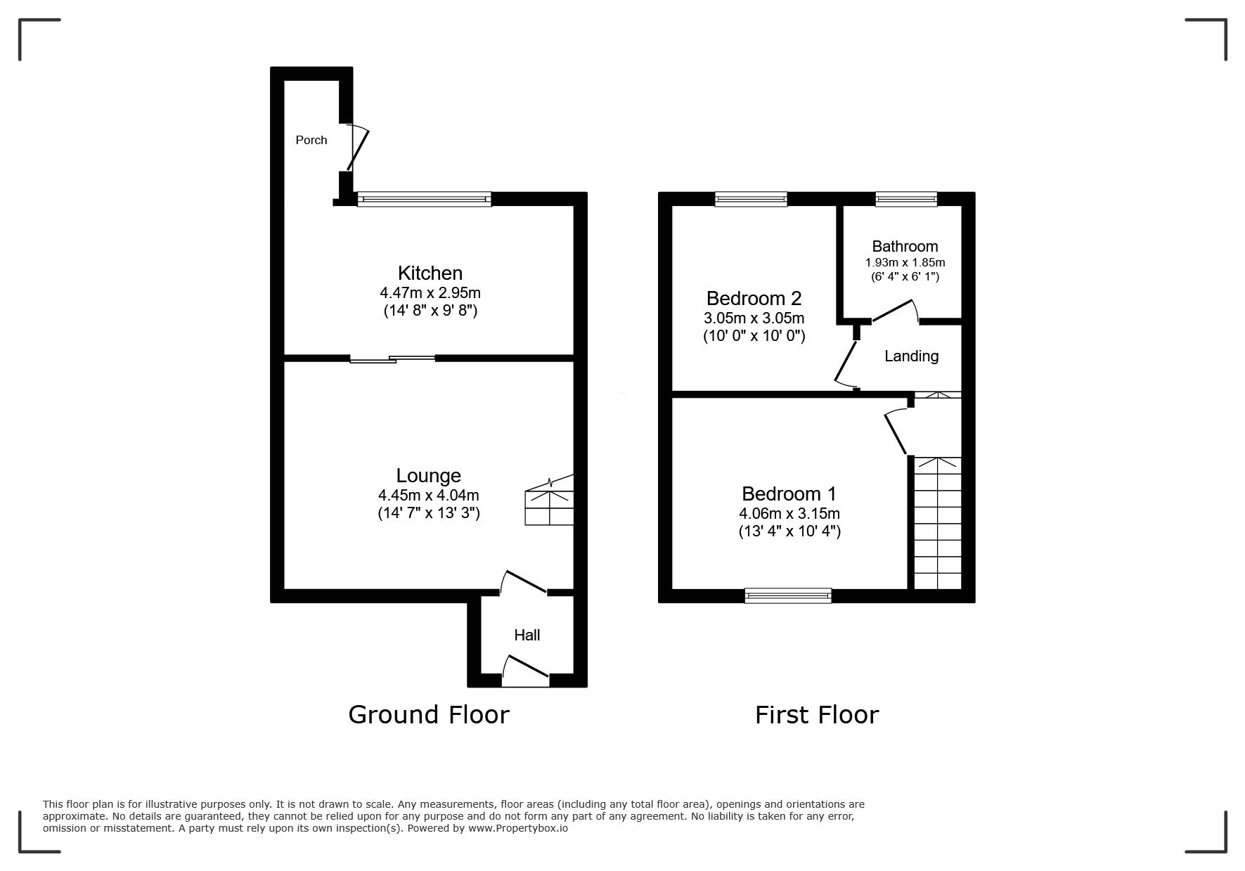 135, Simister Lane, Manchester floorplan