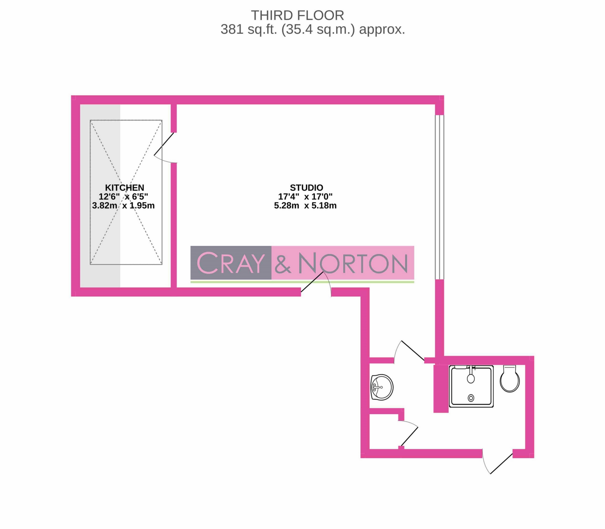 Flat 5 73a, North End, Croydon floorplan