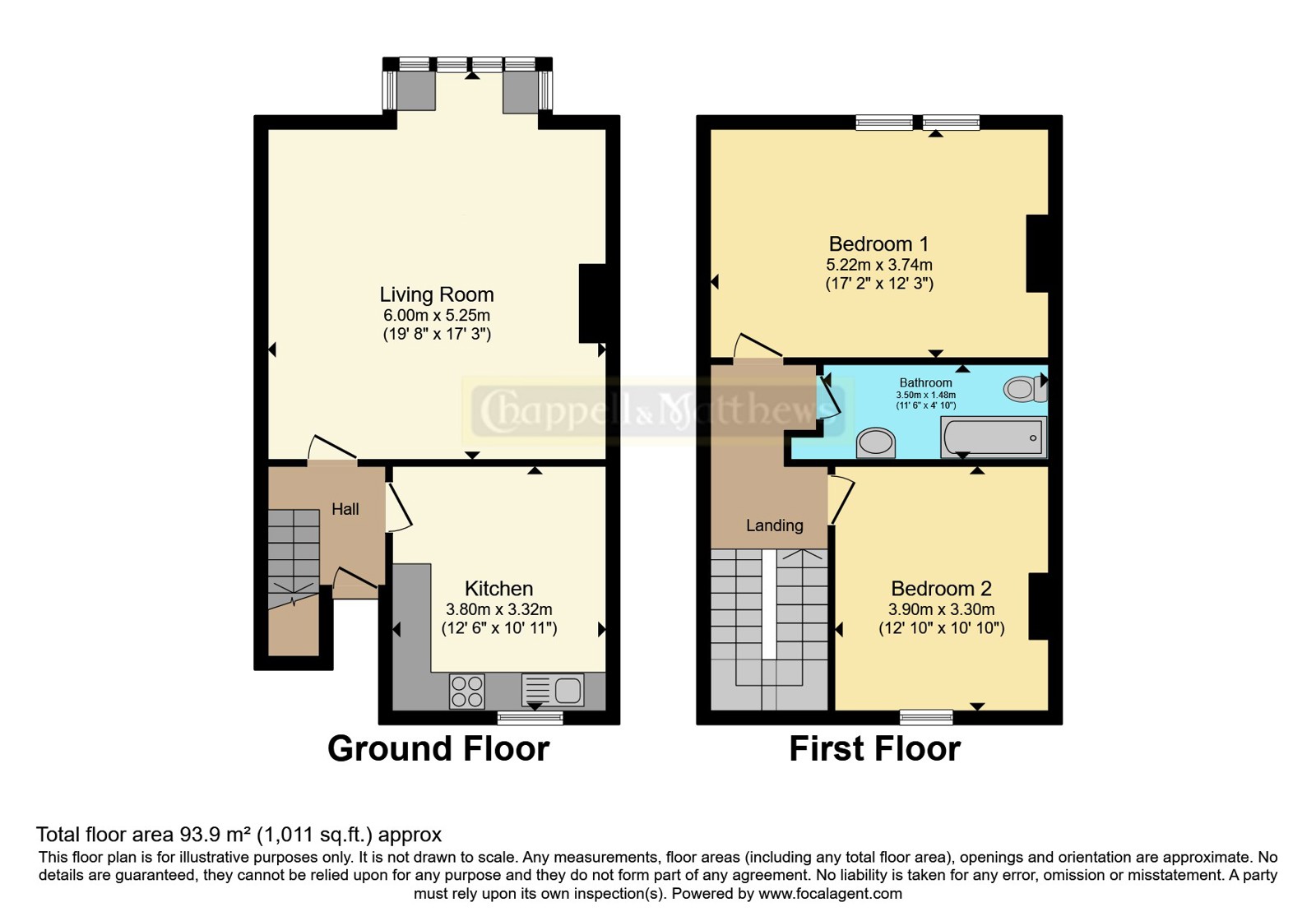 Second and Third Floor Maisonette, 18a, Park Row, Bristol floorplan