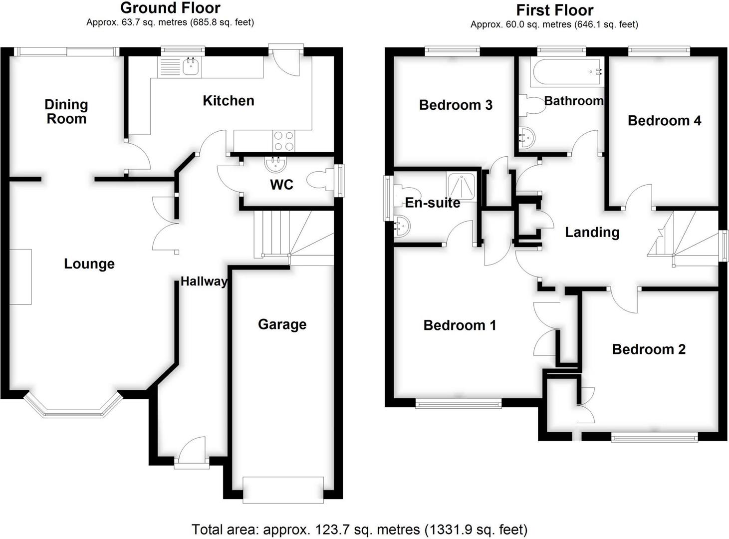 16, Windsor Gardens, Bishop's Stortford floorplan
