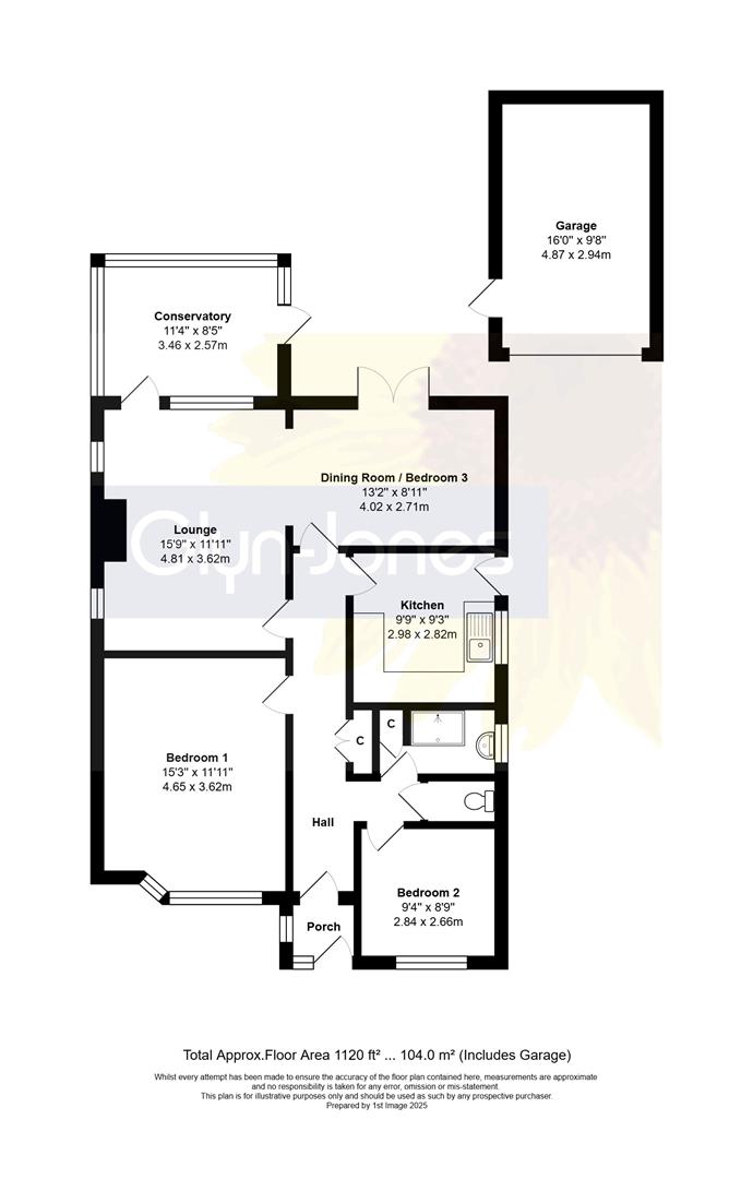 48, Fircroft Crescent, Rustington floorplan