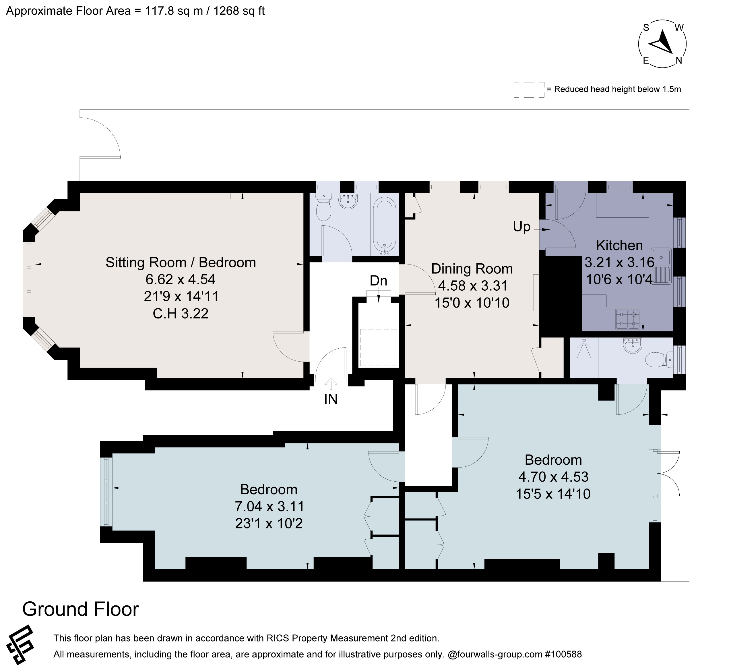 West Hill, Putney, London, SW15 floorplan