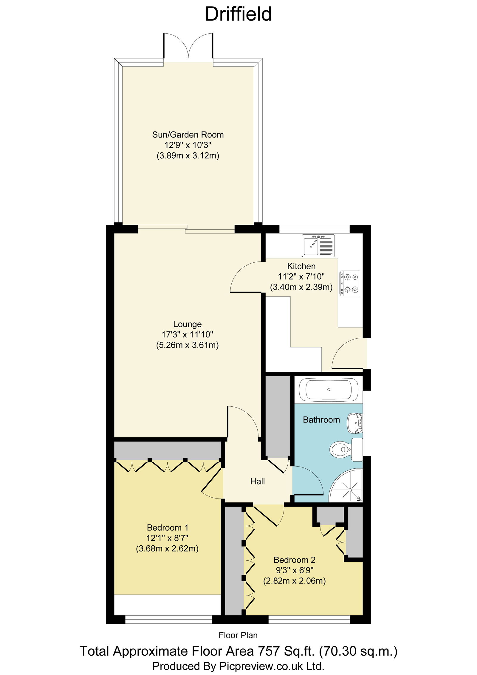 8, Driffield Close, Cottingham floorplan