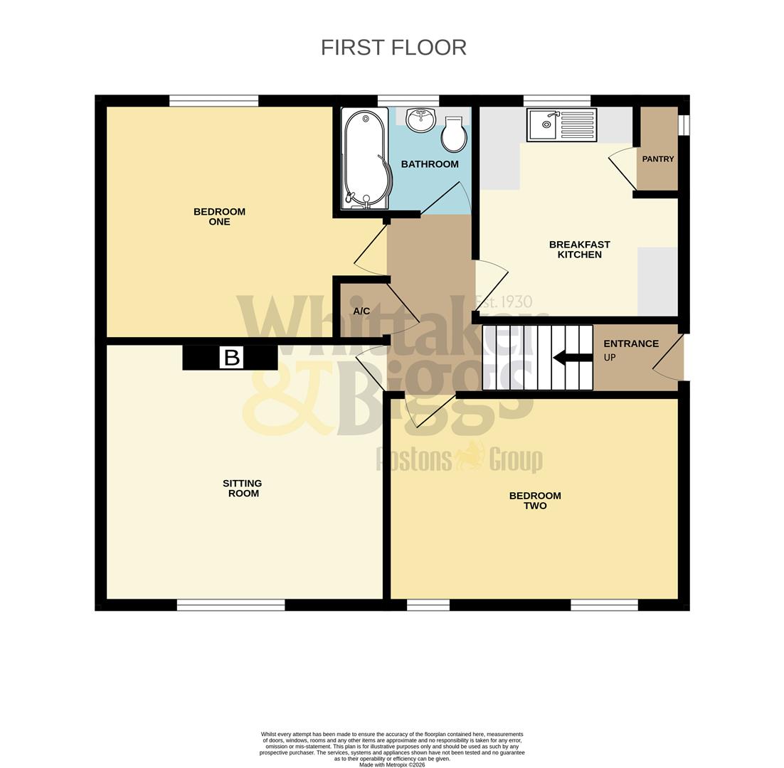 23, Queens Drive, Leek floorplan