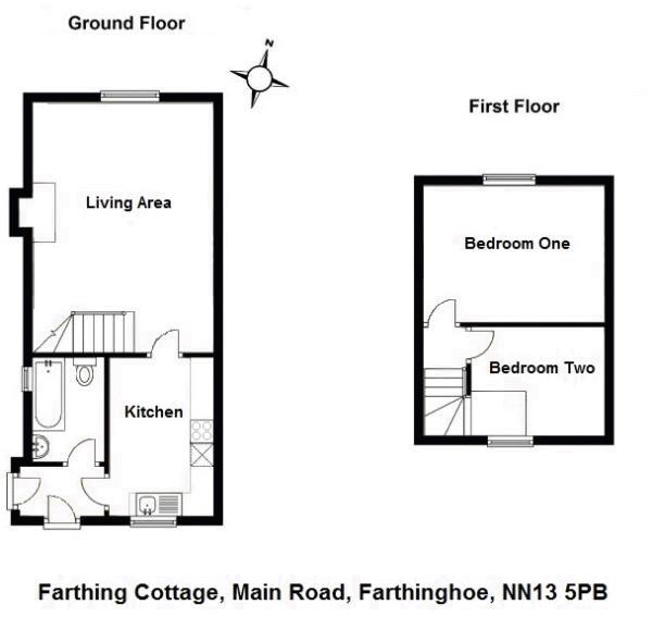 2 Bedrooms End terrace house for sale in Main Road, Farthinghoe, Brackley NN13