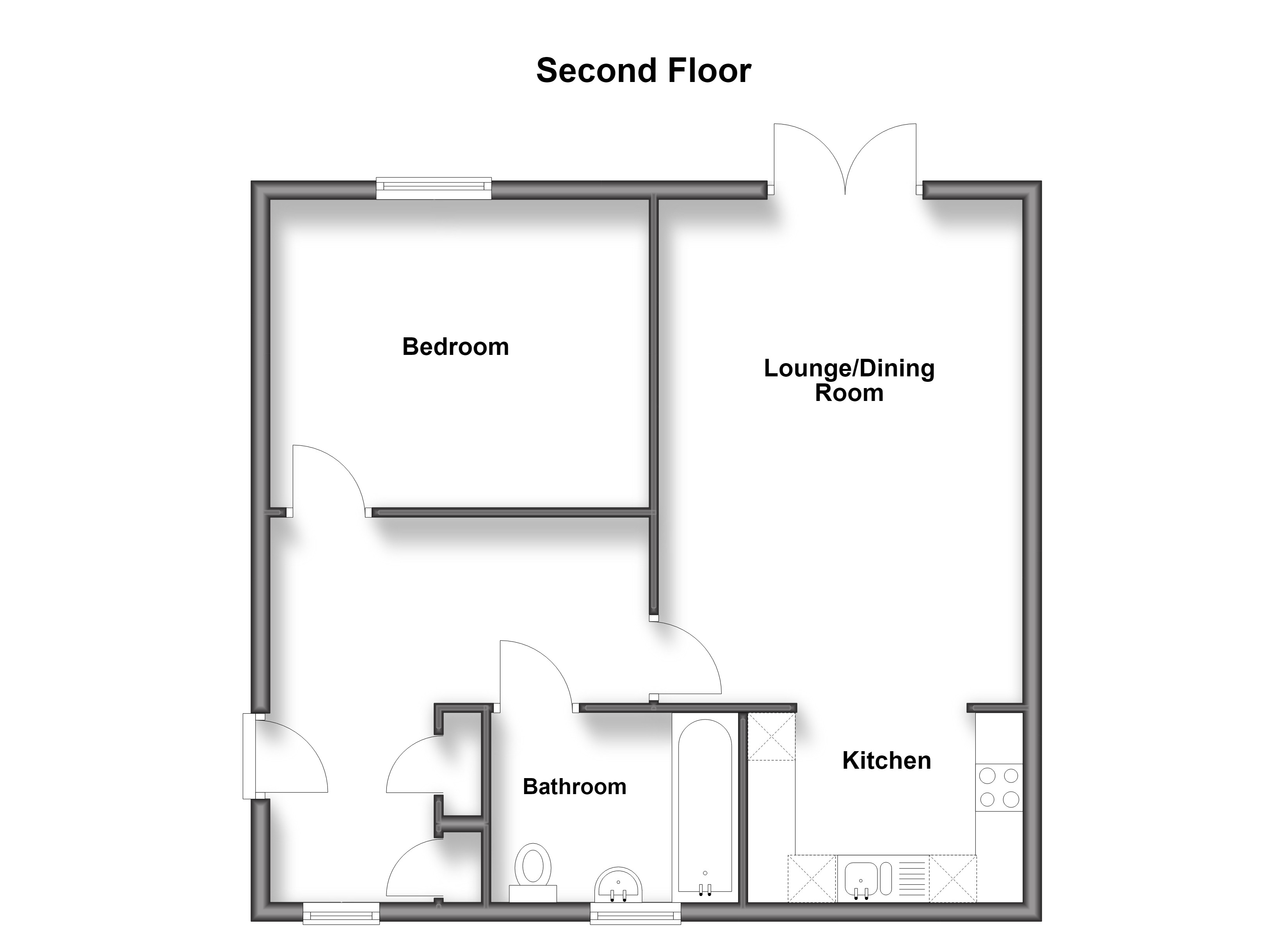 Flat 4, 13, Malpass Drive, West Malling floorplan