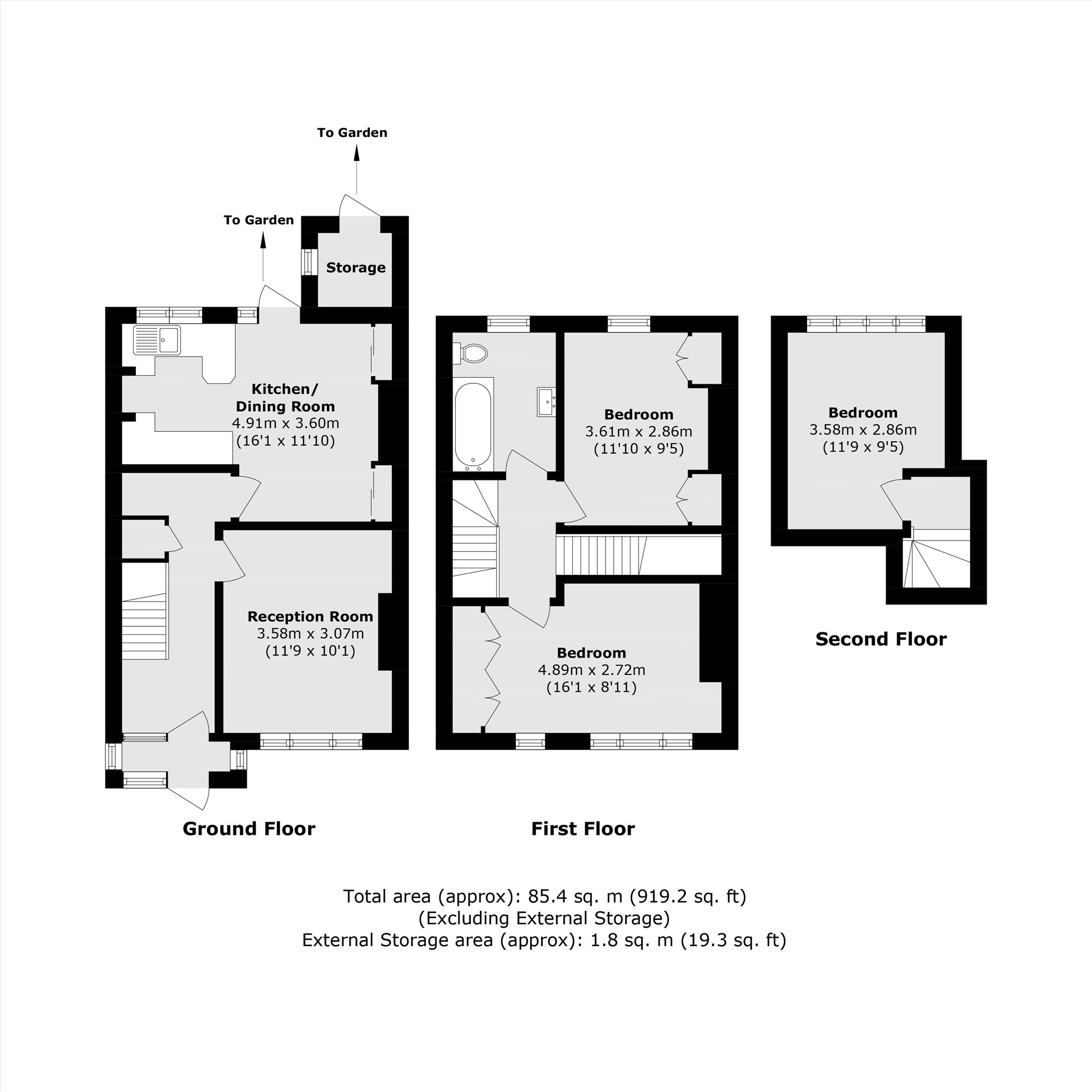 5, School Road Avenue, Hampton floorplan