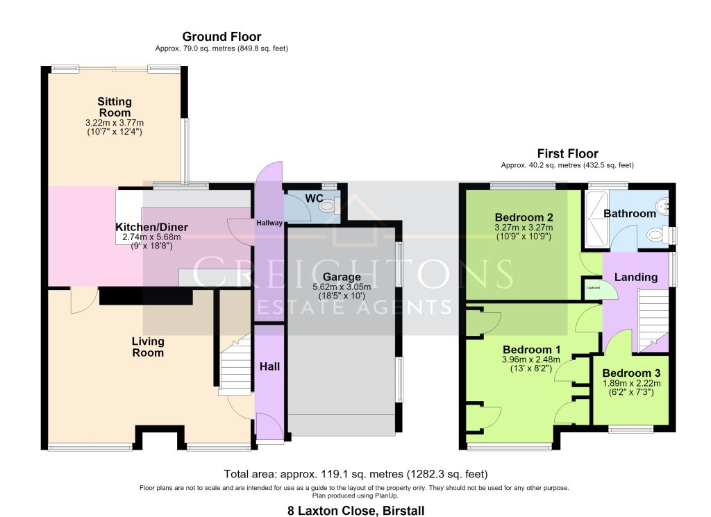 Laxton Close, Leicester floorplan