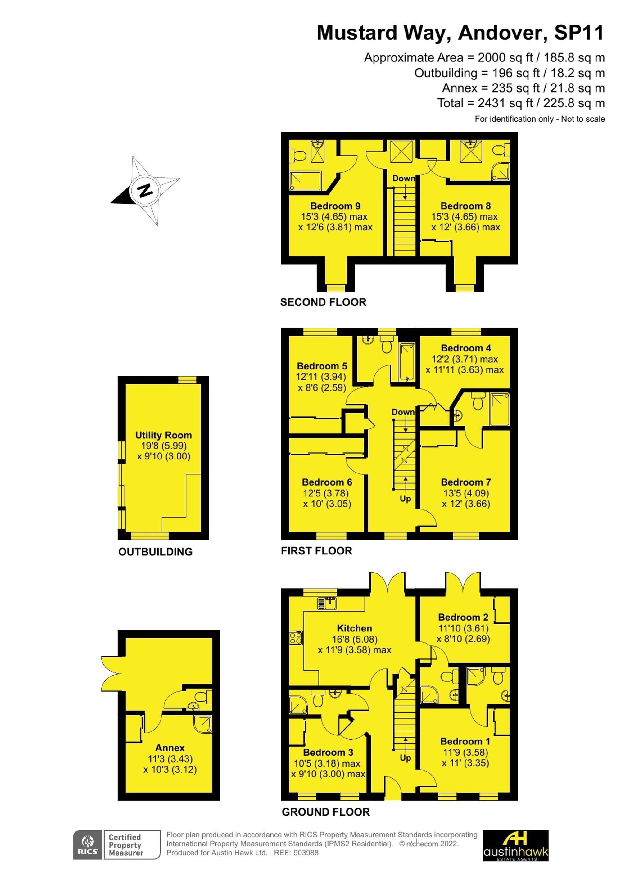 5 Mustard Way, Andover floorplan
