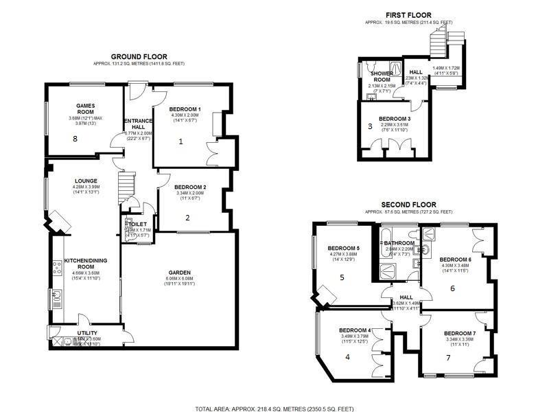 Room 3 9, Canal Street, Oxford floorplan