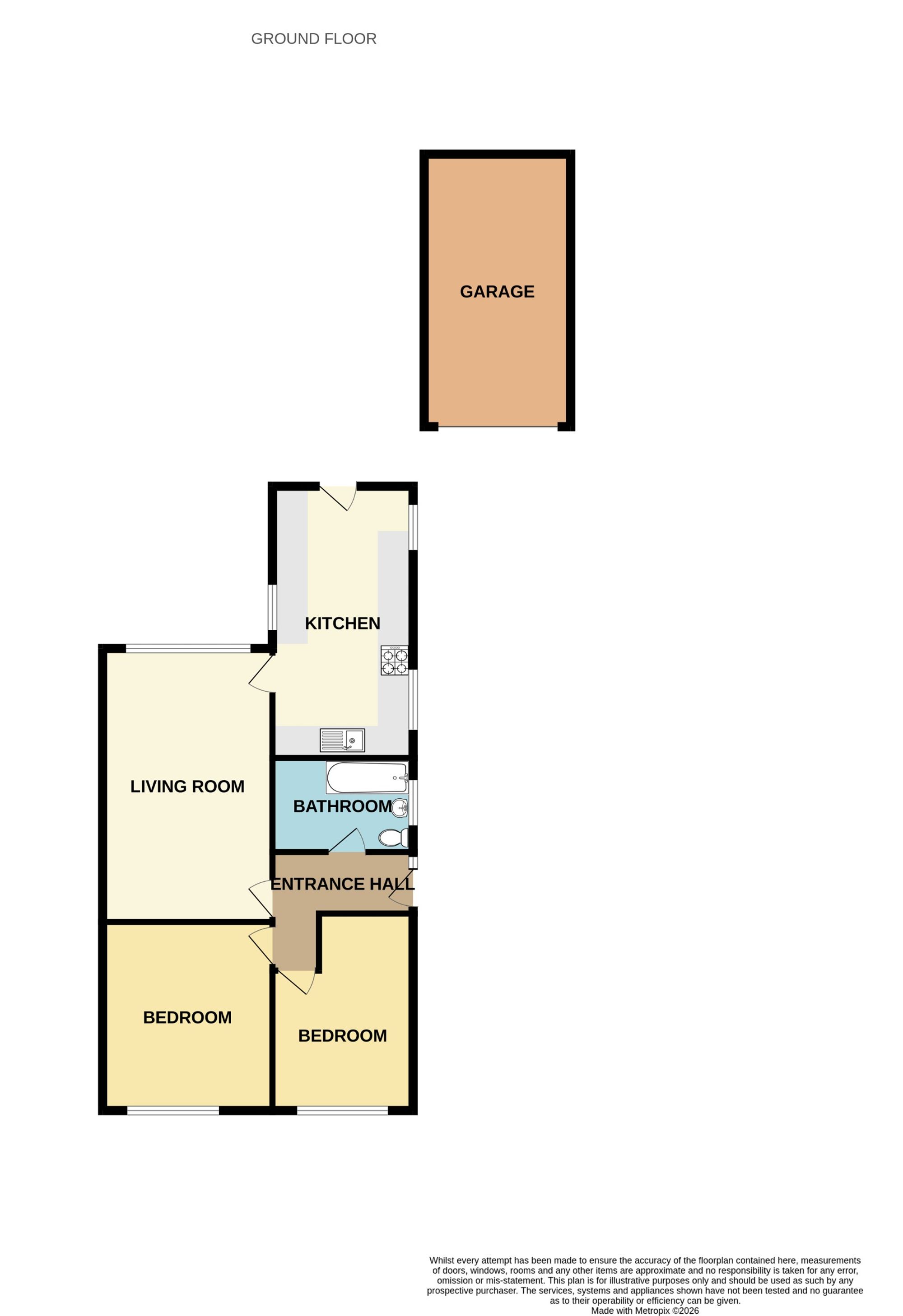 47 Hadley Gardens, Telford floorplan