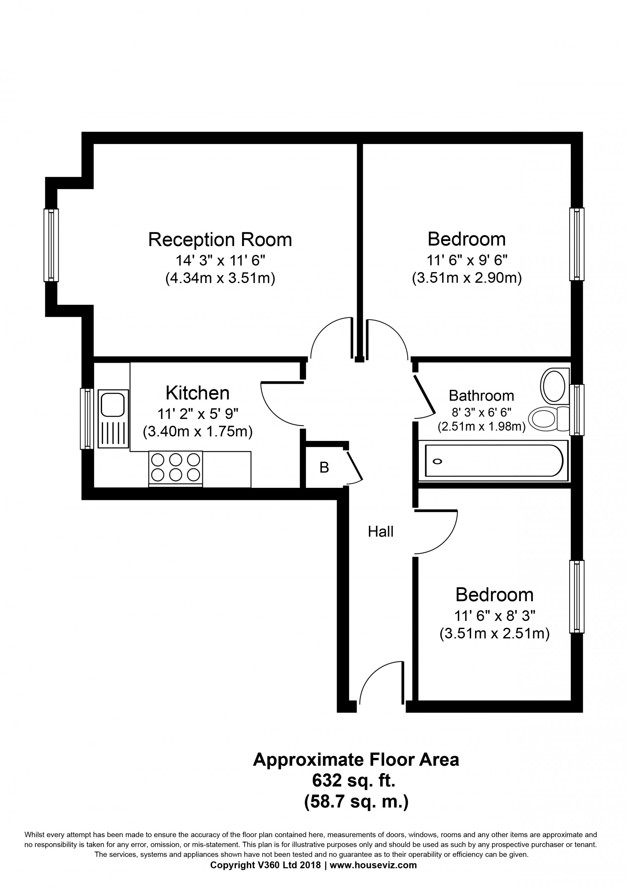 2 Bedrooms Flat to rent in Berberis Court, Hyacinth Close, Ilford, Essex IG1