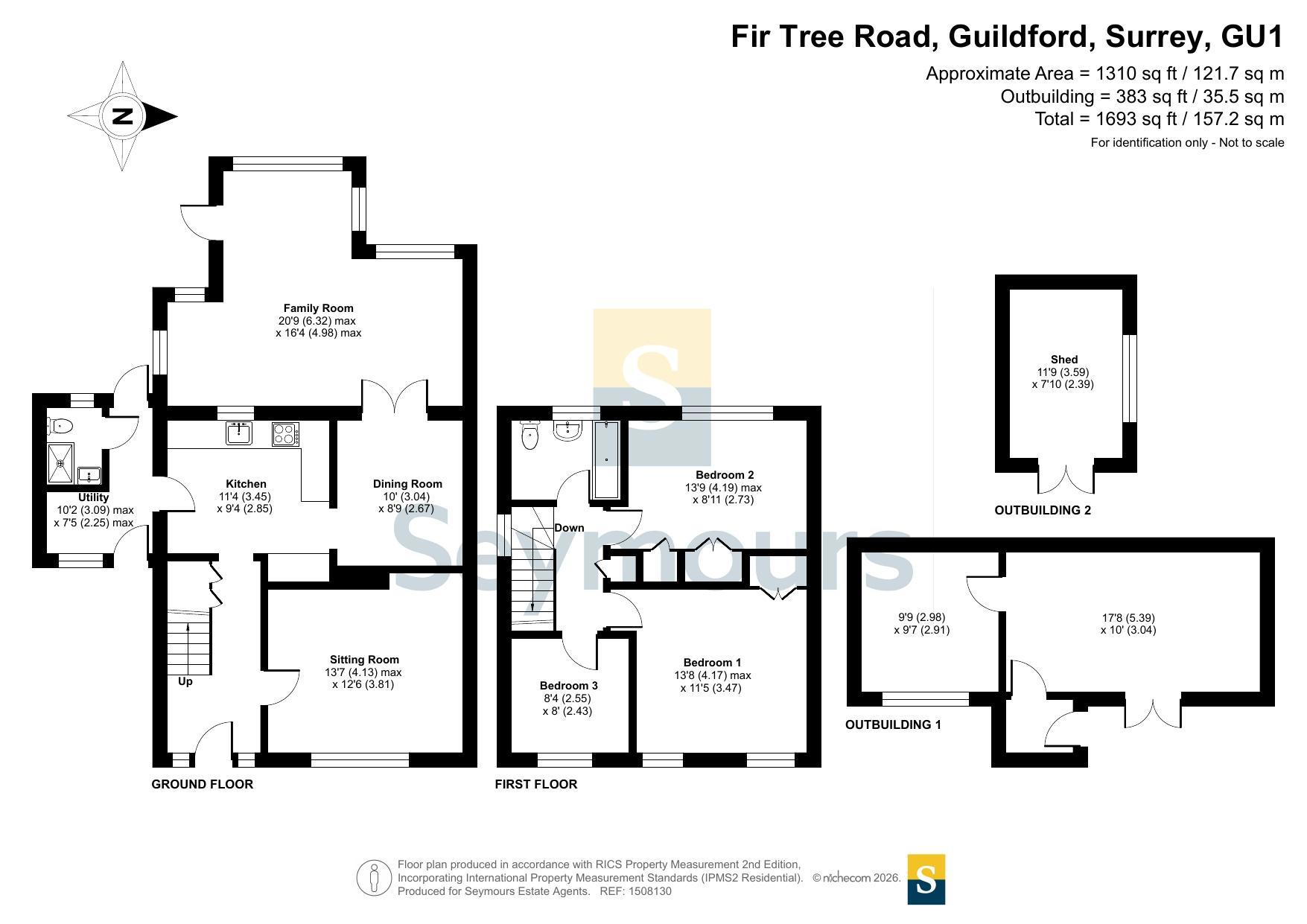 69, Fir Tree Road, Surrey floorplan
