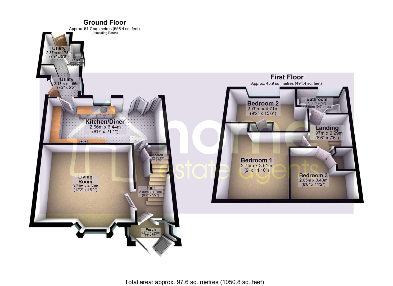 17, Reins Lee Road, Ashton-Under-Lyne floorplan