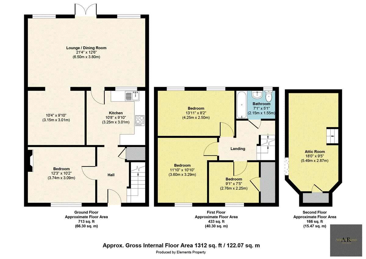 18 Sherwood Court, Bonnyrigg floorplan