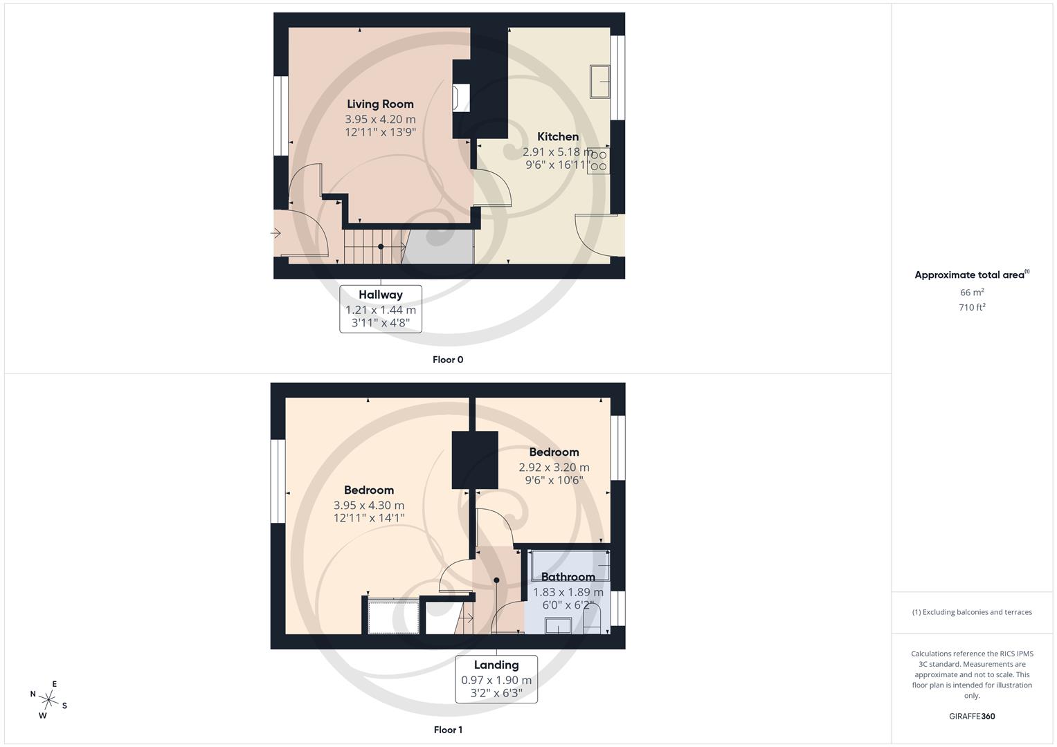 3A, Ivy Avenue, Leeds floorplan