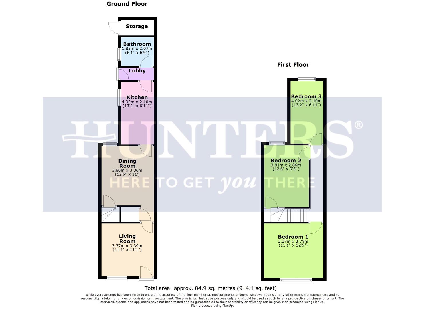 53, Kirkdale Road, Wigston floorplan