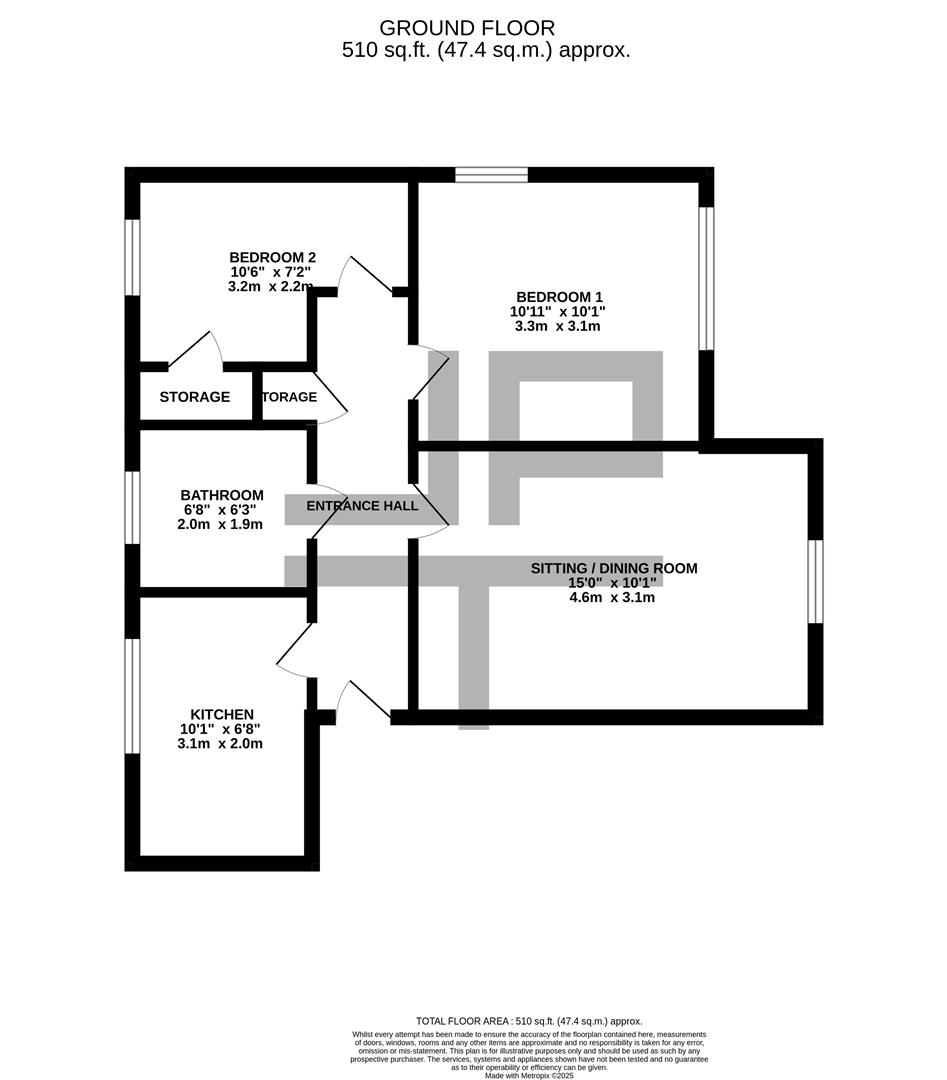 Apt 4, 6, Ledgard Avenue, Leigh floorplan