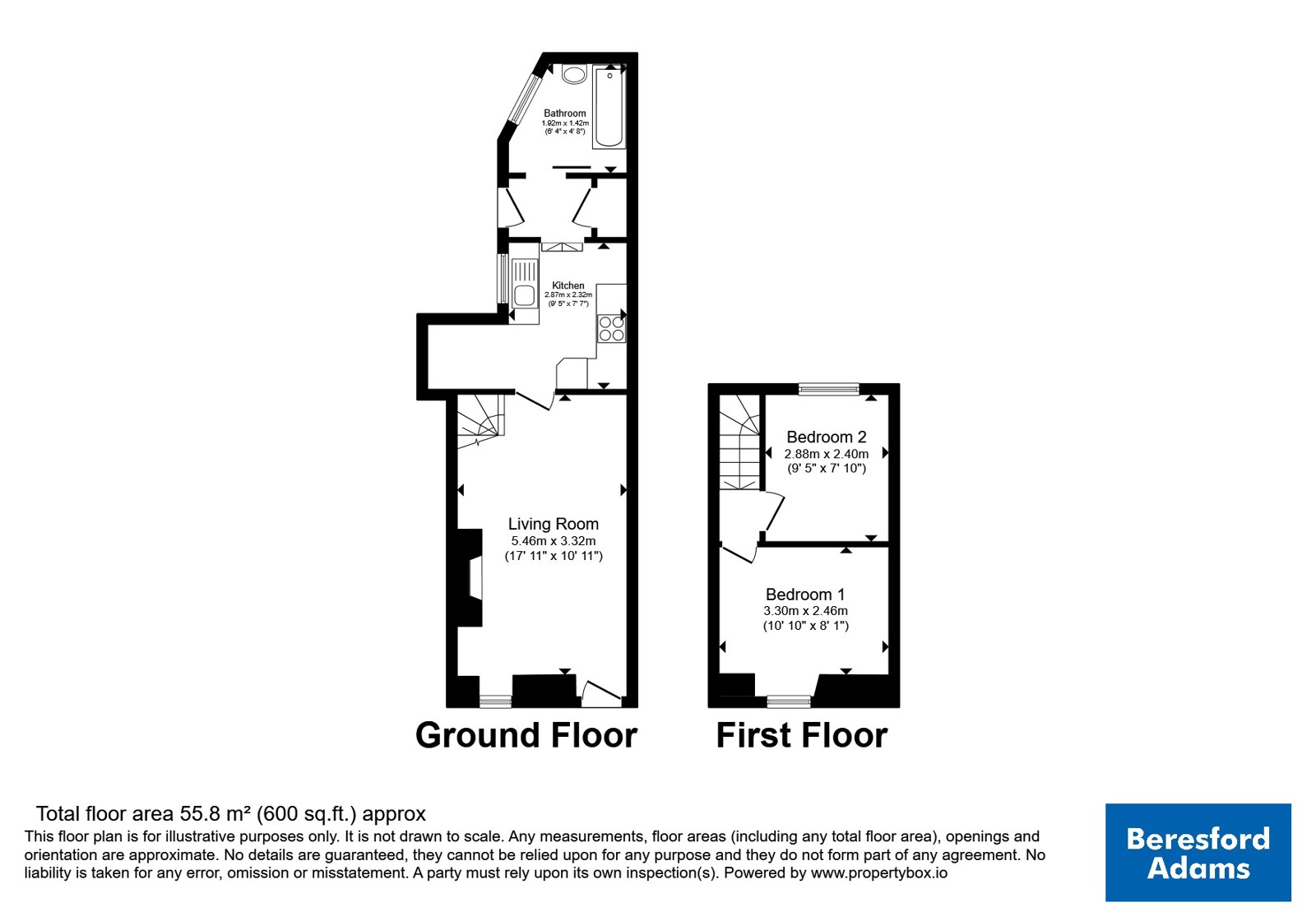 56, Eifl Road, Caernarfon floorplan