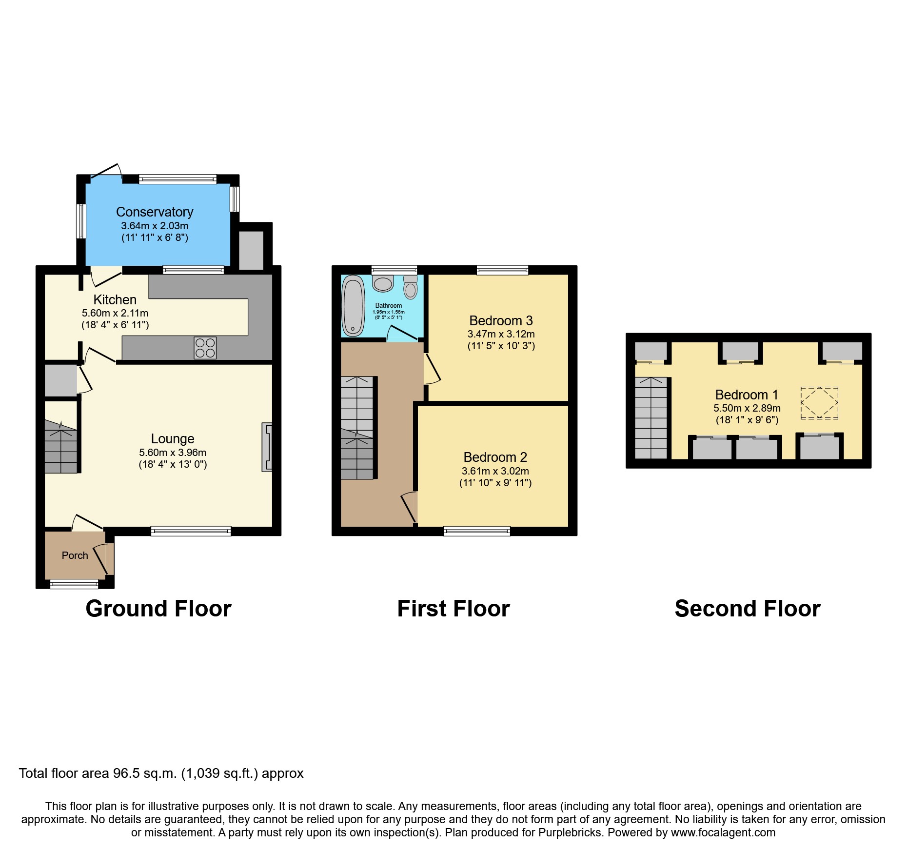 Farringdon Road, Havant PO9, 3 bedroom terraced house for sale