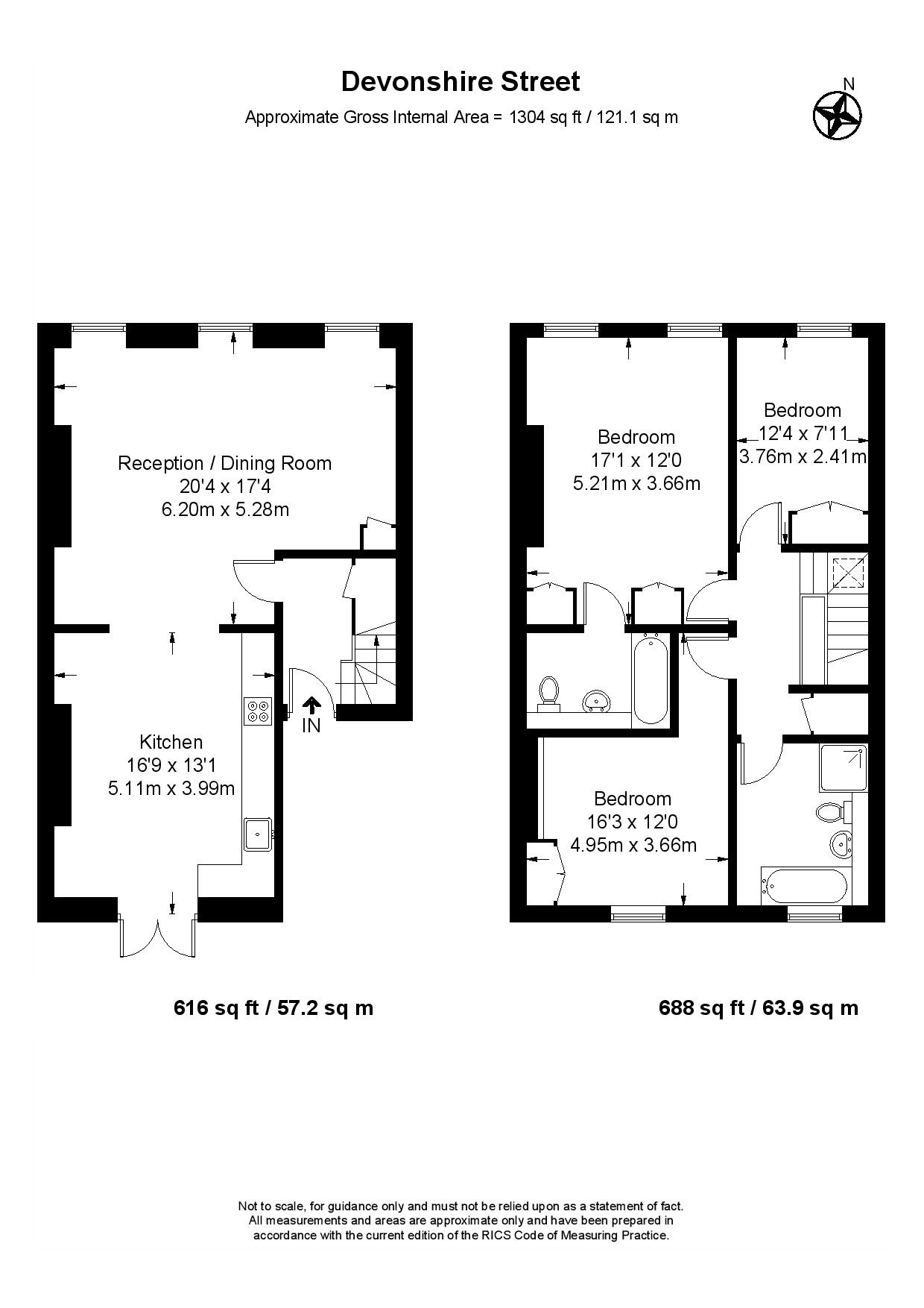 3 Bedrooms Flat to rent in Devonshire Street, Marylebone, London W1G