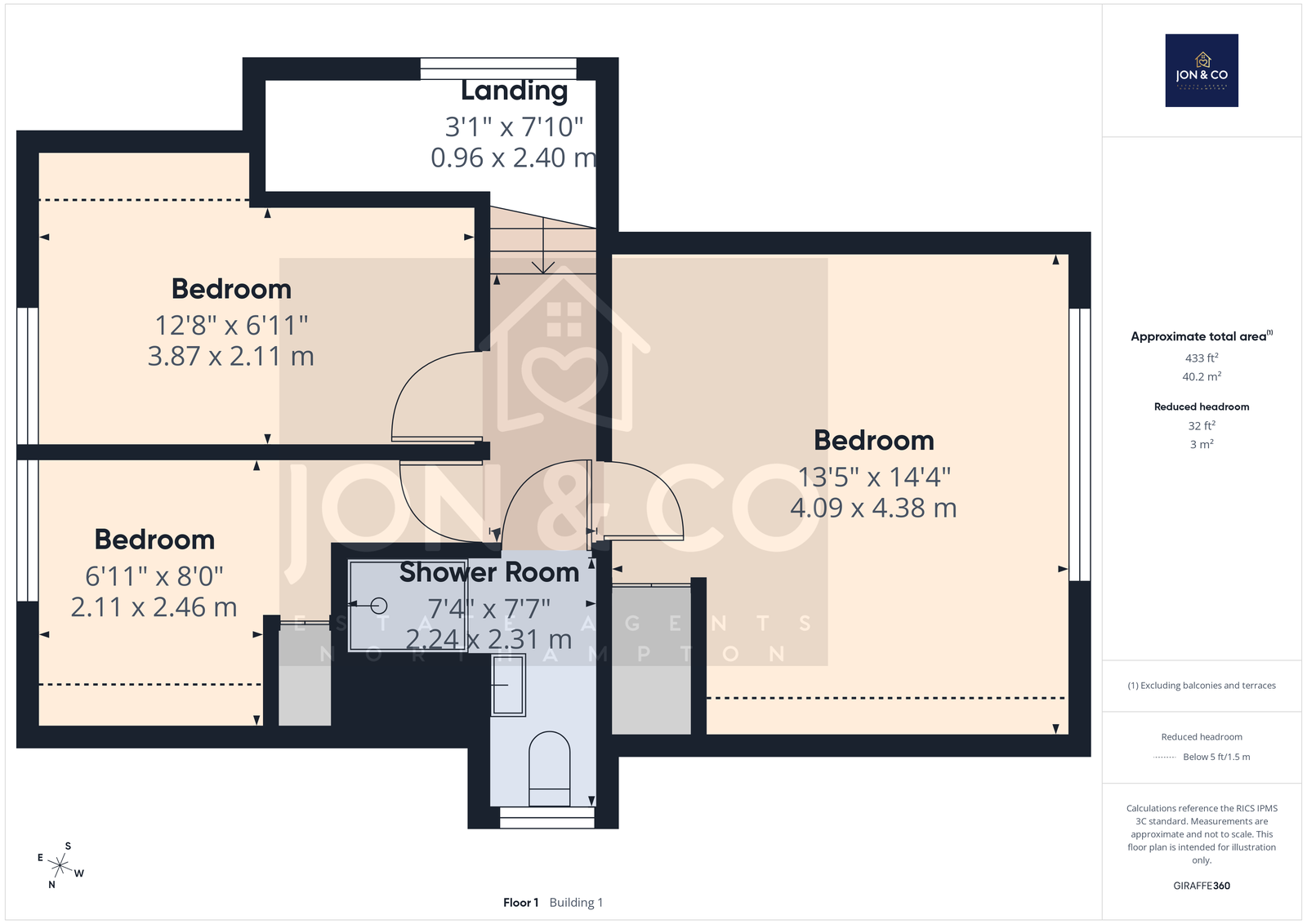 11, Woodland Avenue, Northampton floorplan