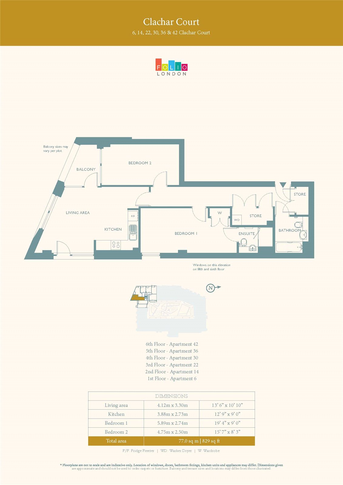 Burgress Springs, Chelmsford floorplan