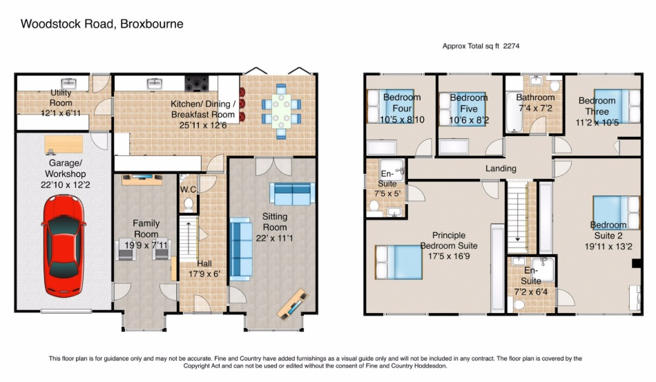 58 Woodstock Road, Broxbourne floorplan