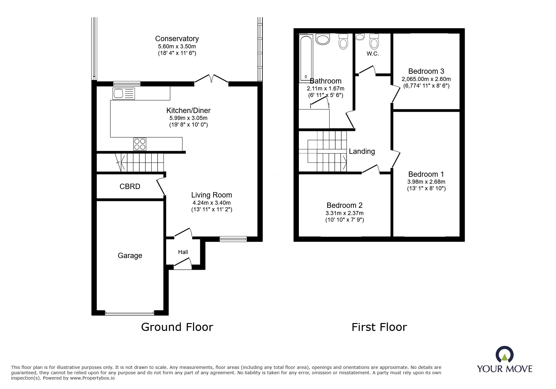80, Christchurch Road, Nottingham floorplan