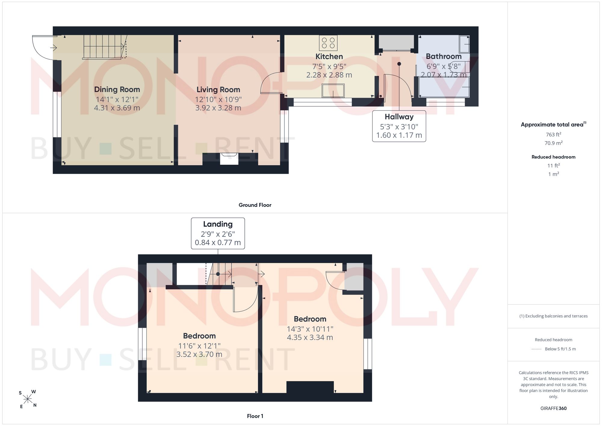 7 Chapel Road, Wrexham floorplan
