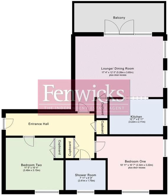 24 Culdrose House, Fawn Close, Gosport floorplan