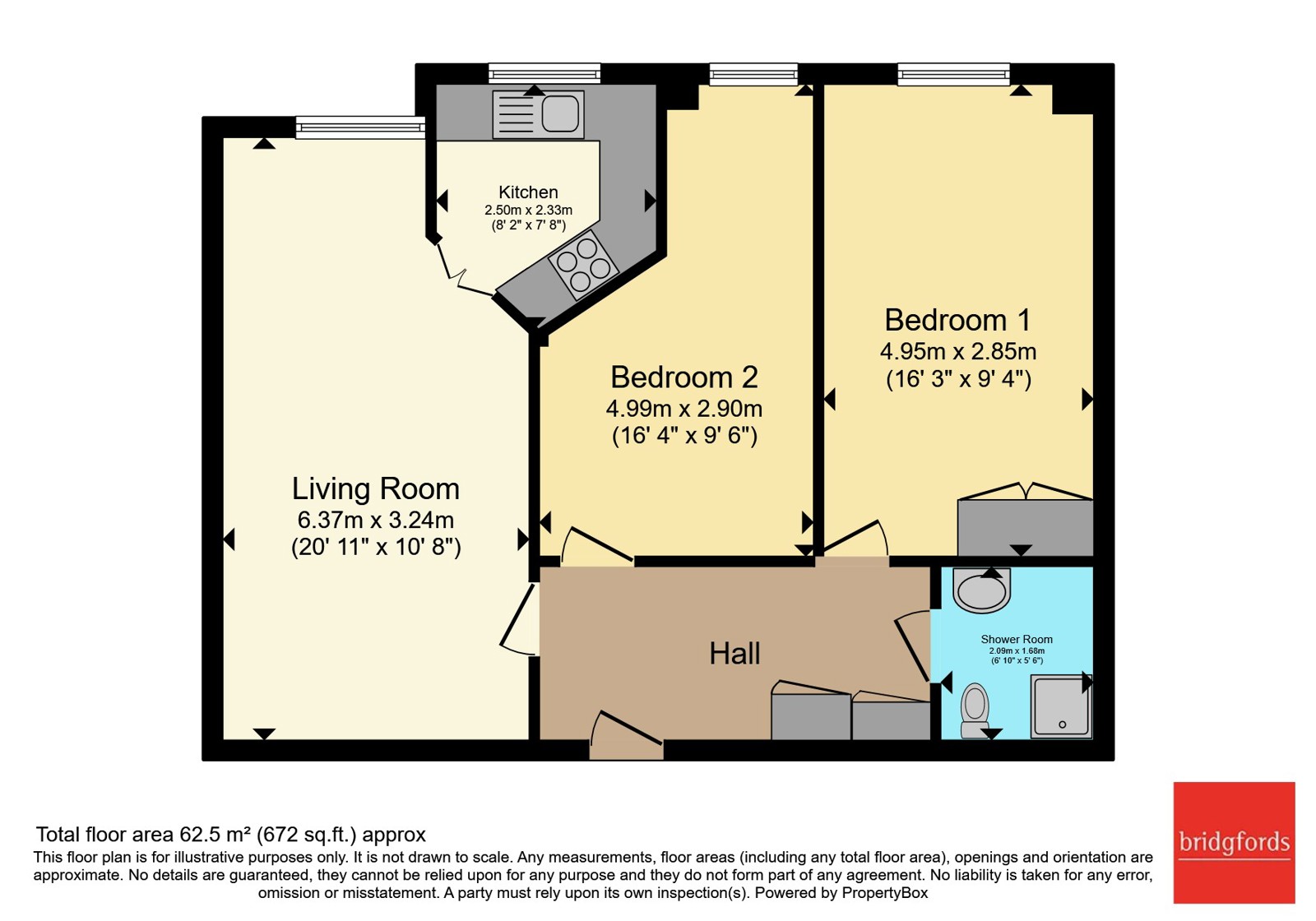 Flat 21, Oak Court, 1, Mauldeth Road, Greater Manchester floorplan