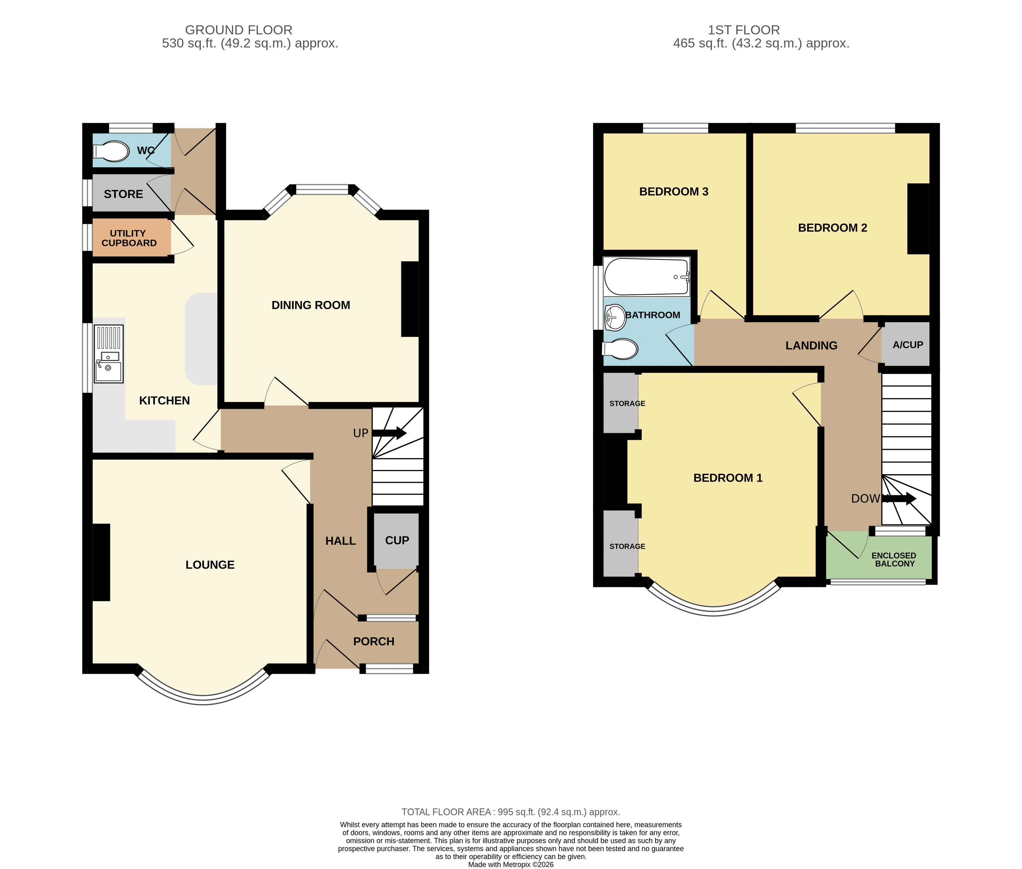 29, Church Road, Weston-Super-Mare floorplan