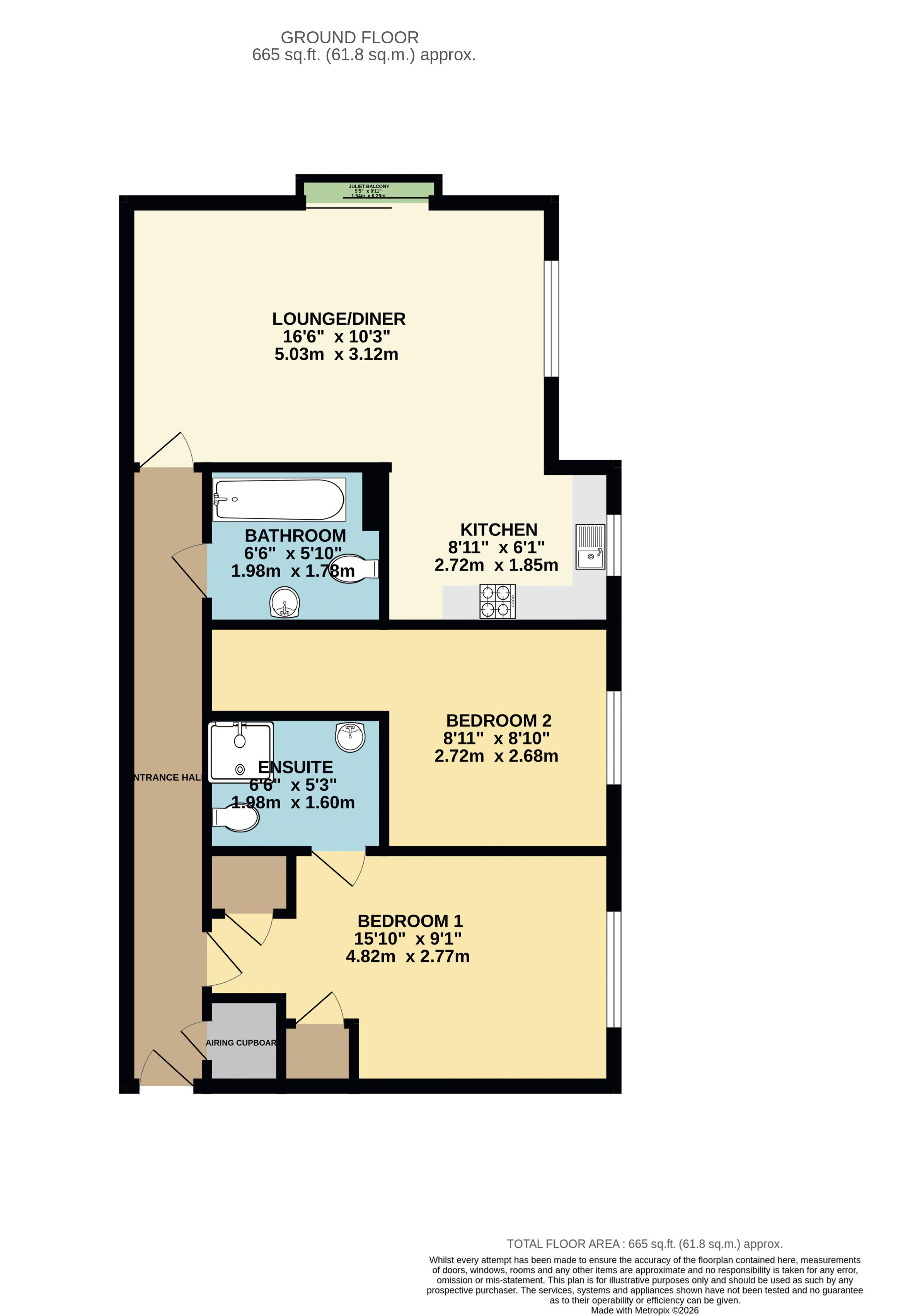 29, Malin Court Hardings Close, Hemel Hempstead floorplan