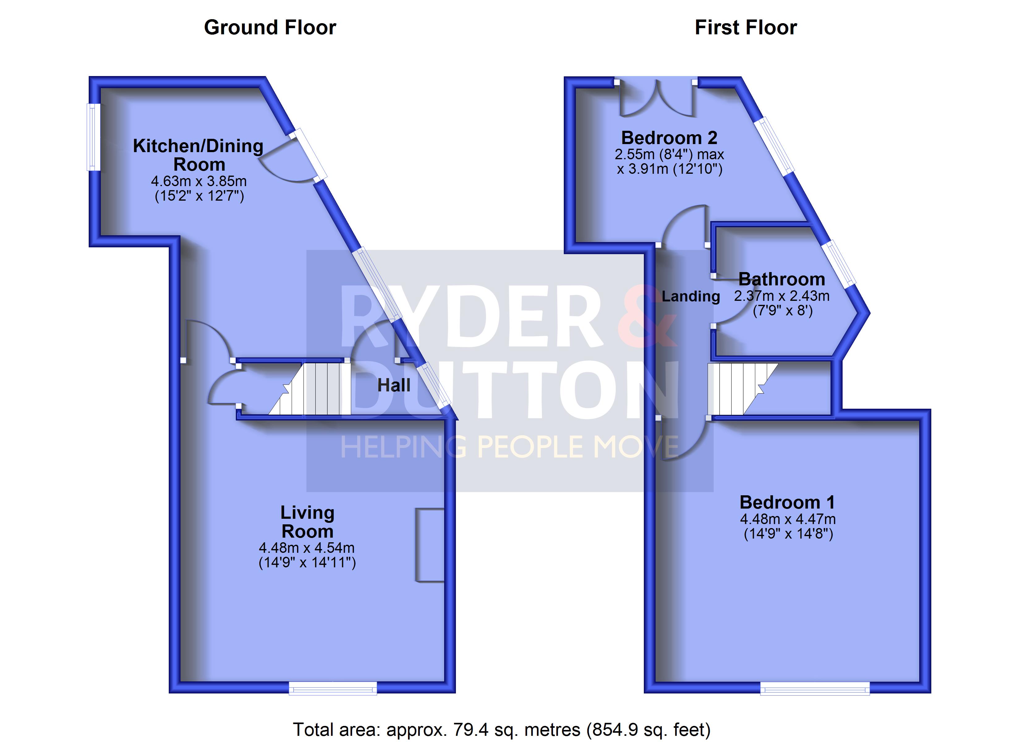 Lily Cottage, 342, Oldham Road, West Yorkshire floorplan