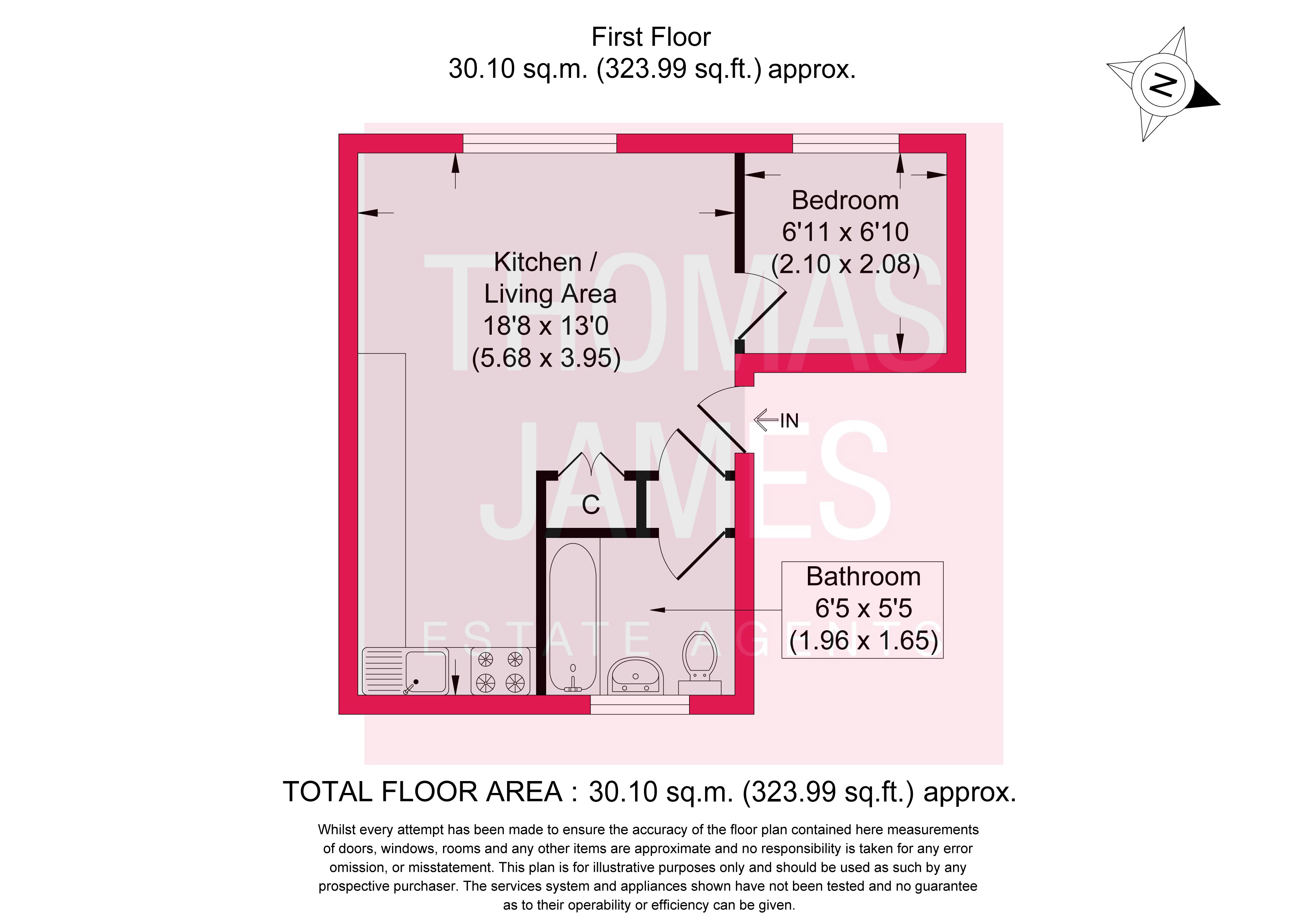 Whittington Road, Bowes Park N22, 1 bedroom flat for sale 67109202