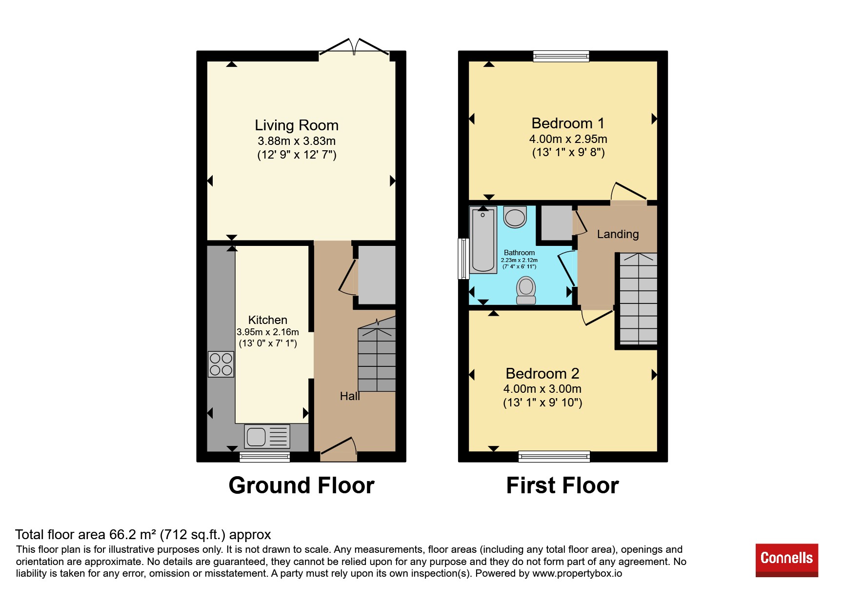 1, Russell Close, Southam floorplan
