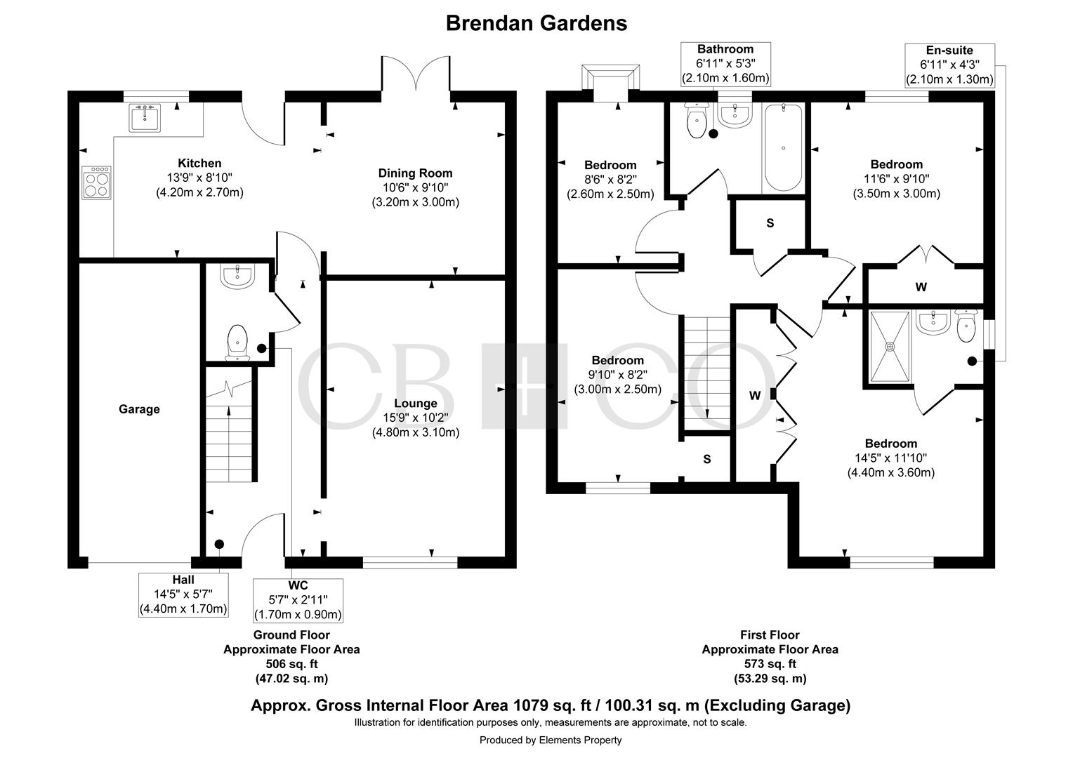 1, Brendan Gardens, Derby floorplan