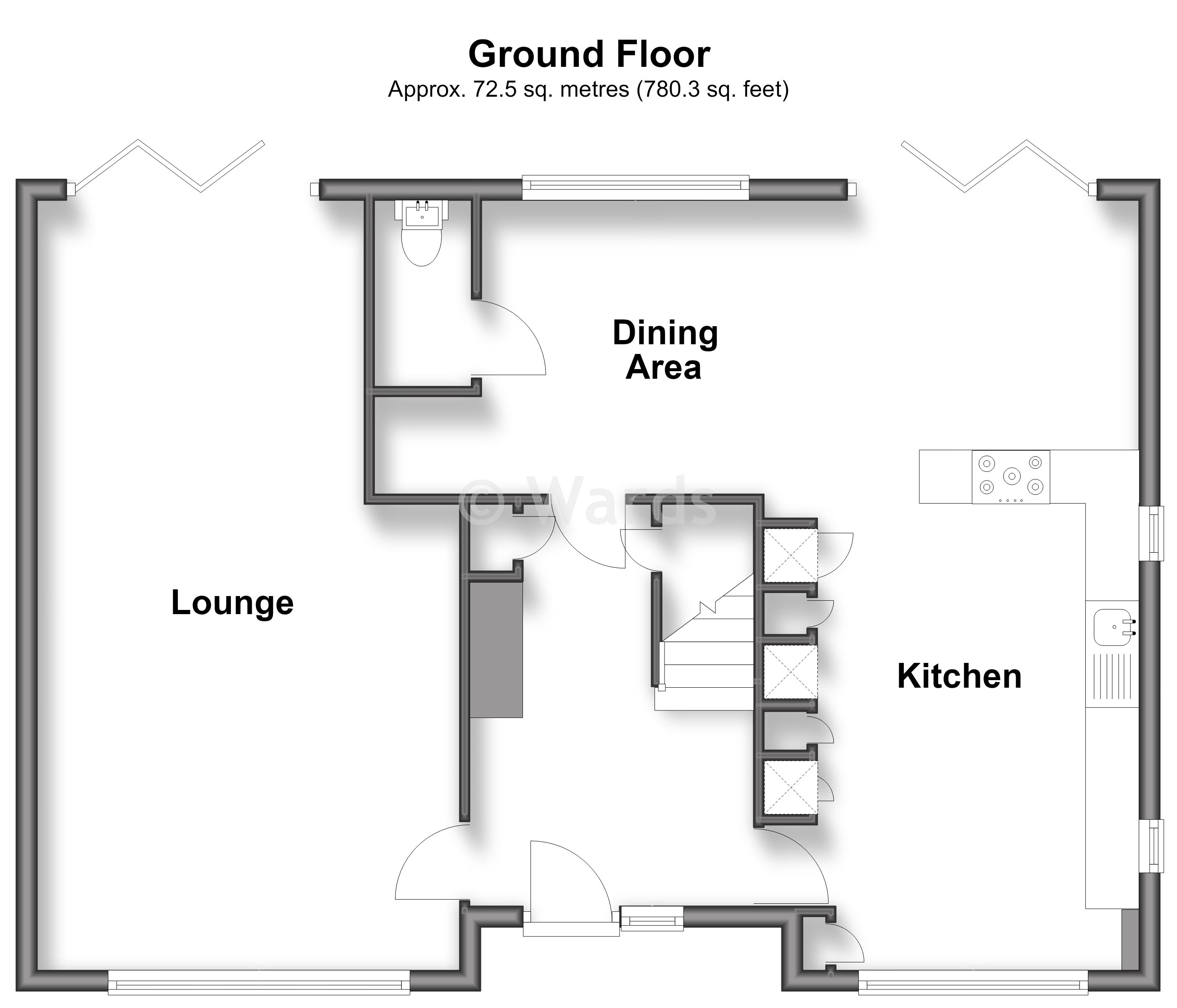 Inglewood, Dover Road, Deal floorplan