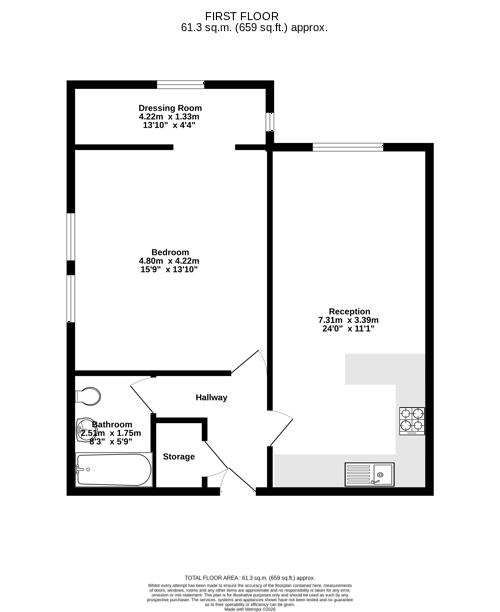 177 East Street, Bristol floorplan
