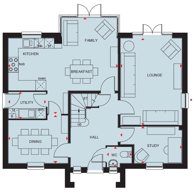 H865899, Oxlip Blvd, Ipswich floorplan